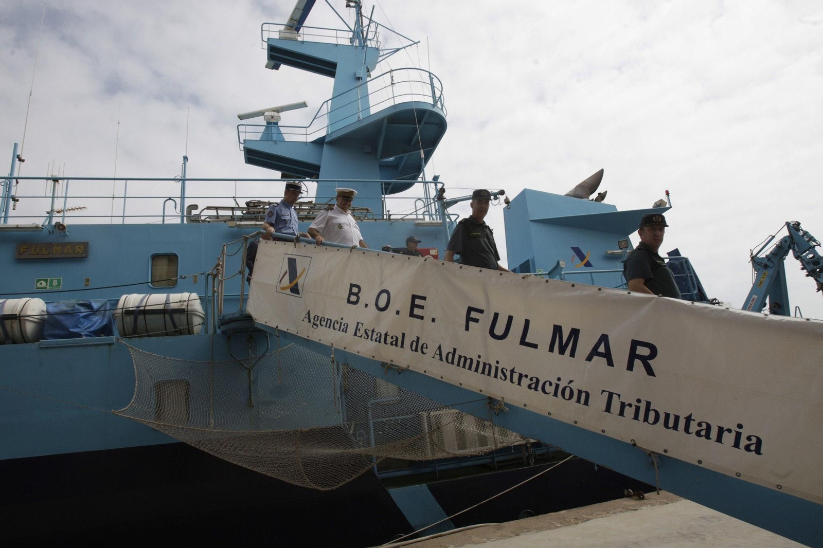 El buque aduanero 'Fulmar'.