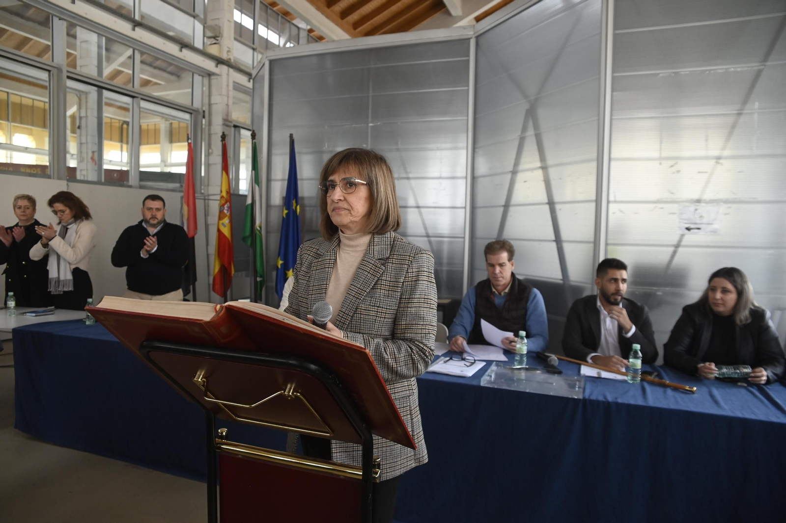 El tenso pleno de la moción de censura en Peñarroya-Pueblonuevo, en imágenes