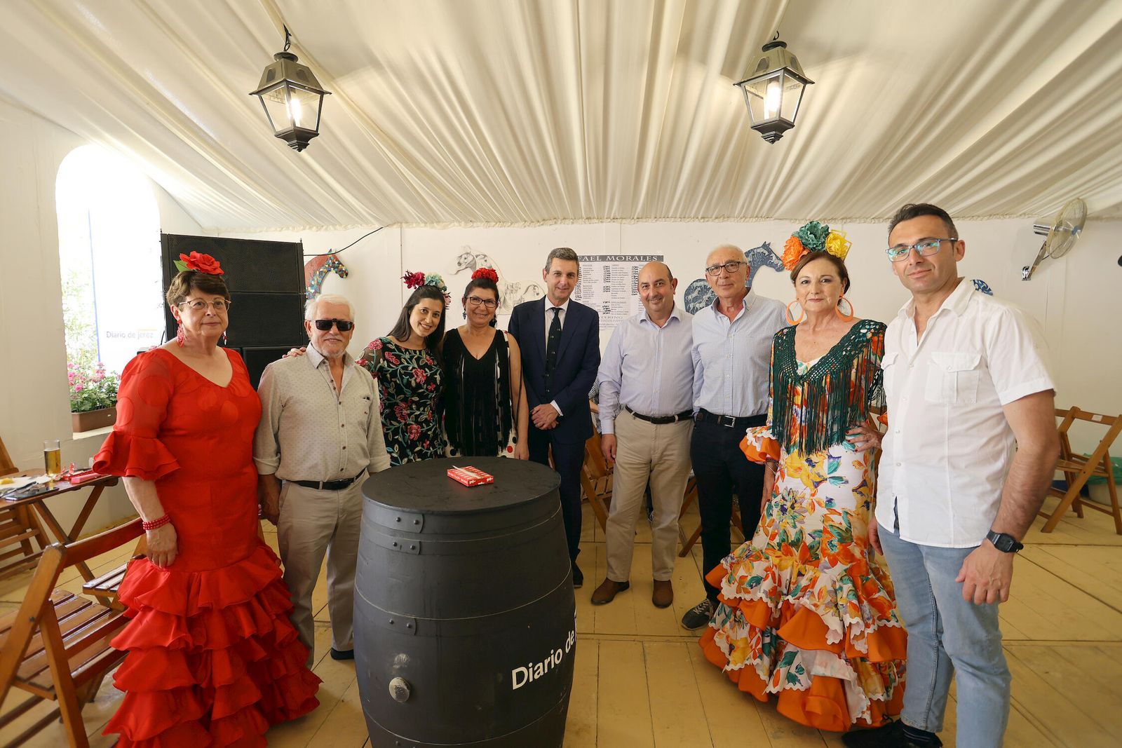 Último sábado de Feria de Jerez en la Caseta del Diario