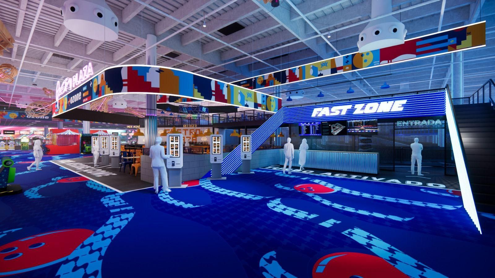 Las instalaciones de Ozone Bowling.