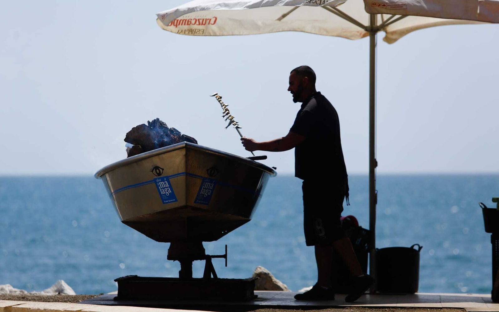 Un domingo de temperaturas altas y tiempo de playa