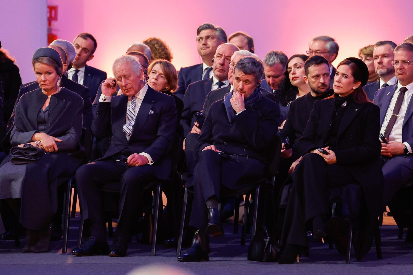 Los Reyes de España asisten al 80 aniversario de la liberación del campo de concentración de Auschwitz