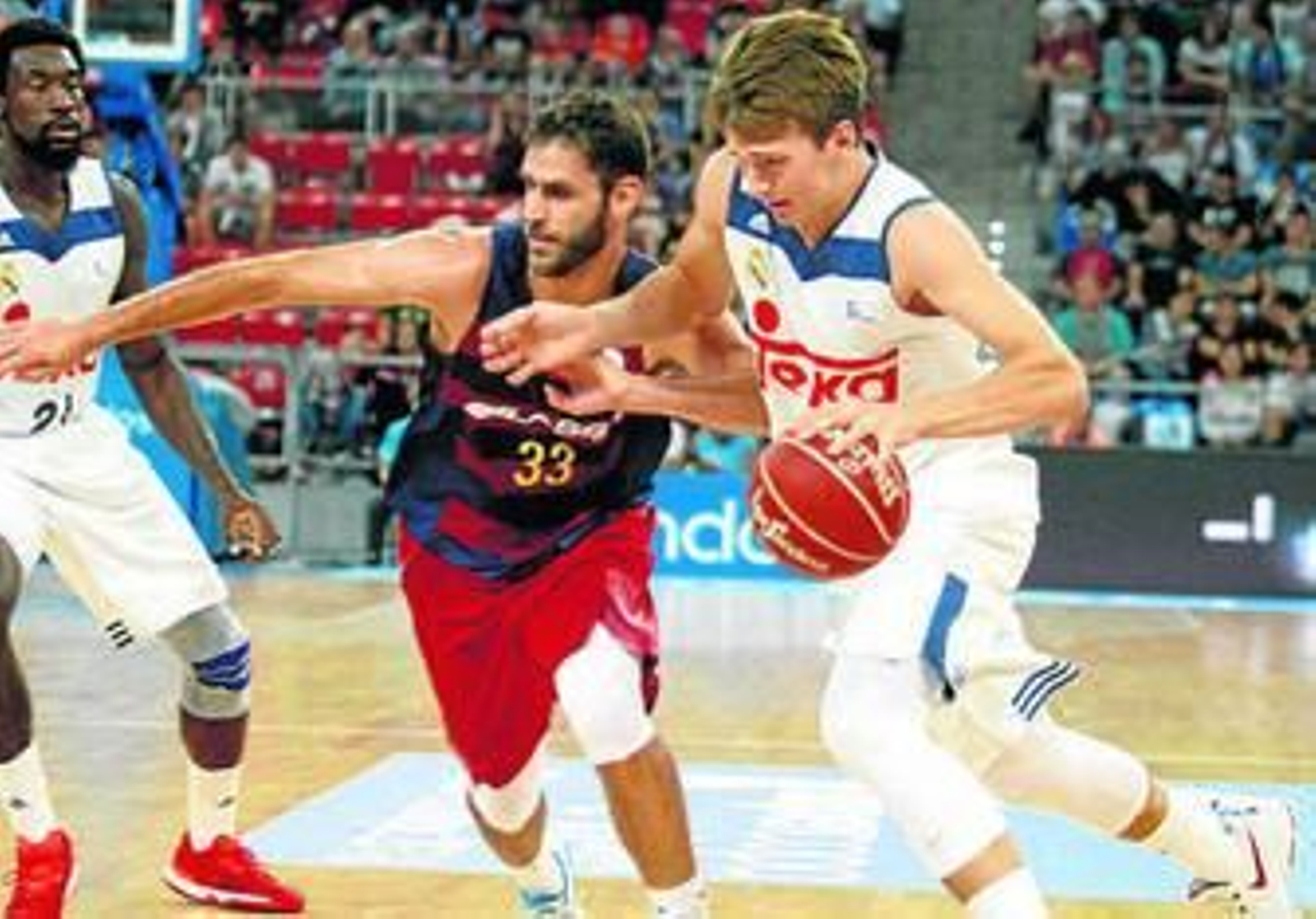 Luka Doncic, en la Supercopa ante el Barcelona.