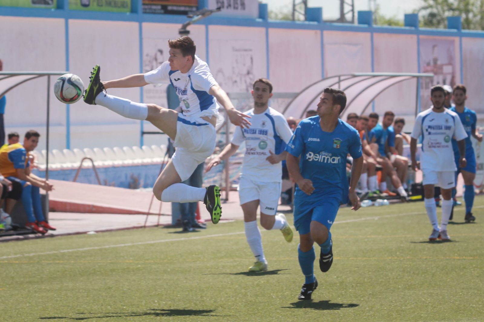 Urri, en un partido con el Arcos en Guadalcacín hace algunas temporadas.