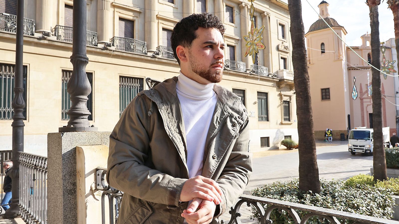 El cantante Diego García.