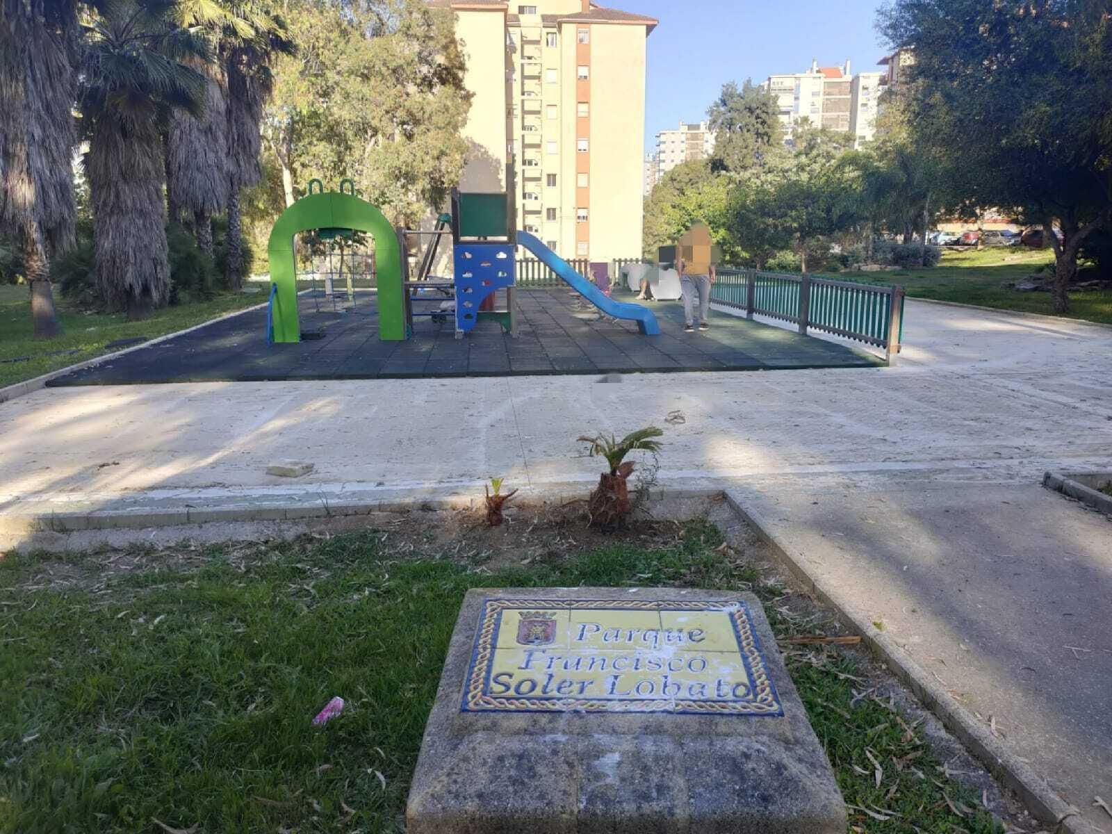 Parque dedicado a Francisco Soler, en Algeciras