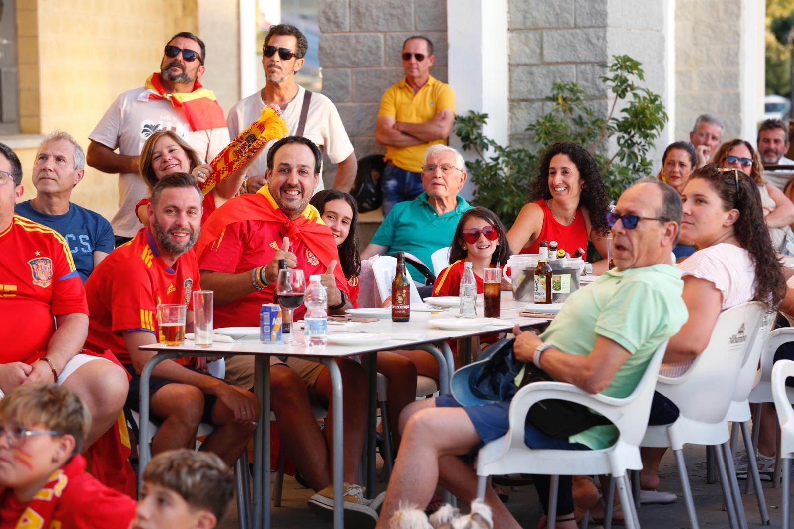 Así vivió el Campo de Gibraltar el España - Inglaterra de la Eurocopa