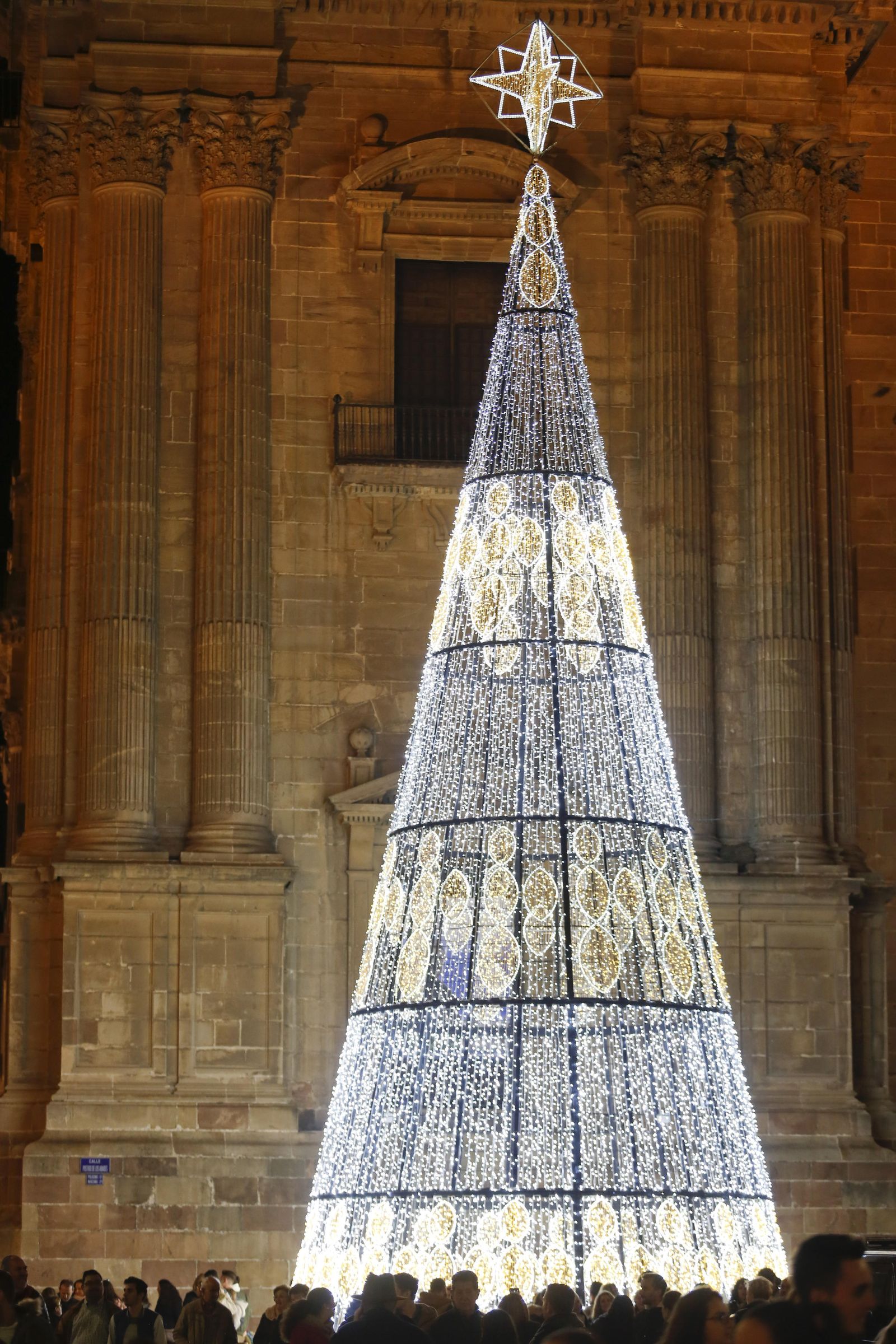 Encendido del alumbrado de Navidad en Málaga