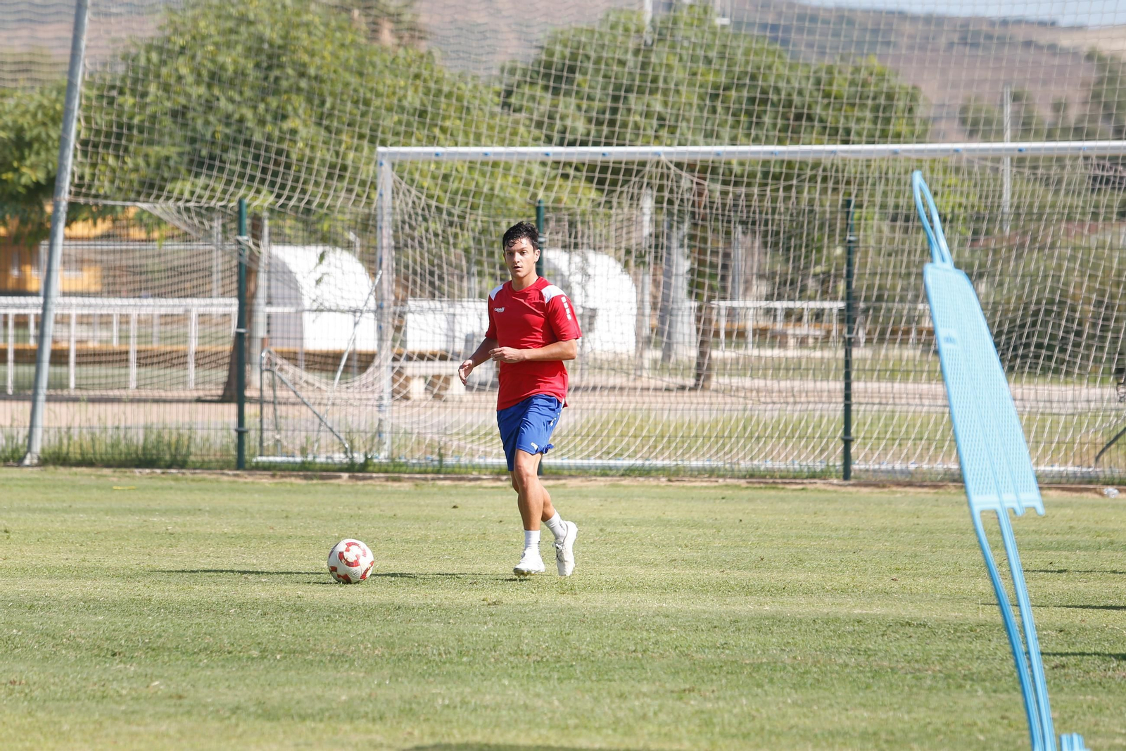 Las fotos del entrenamiento de pretemporada del Algeciras en La Menacha
