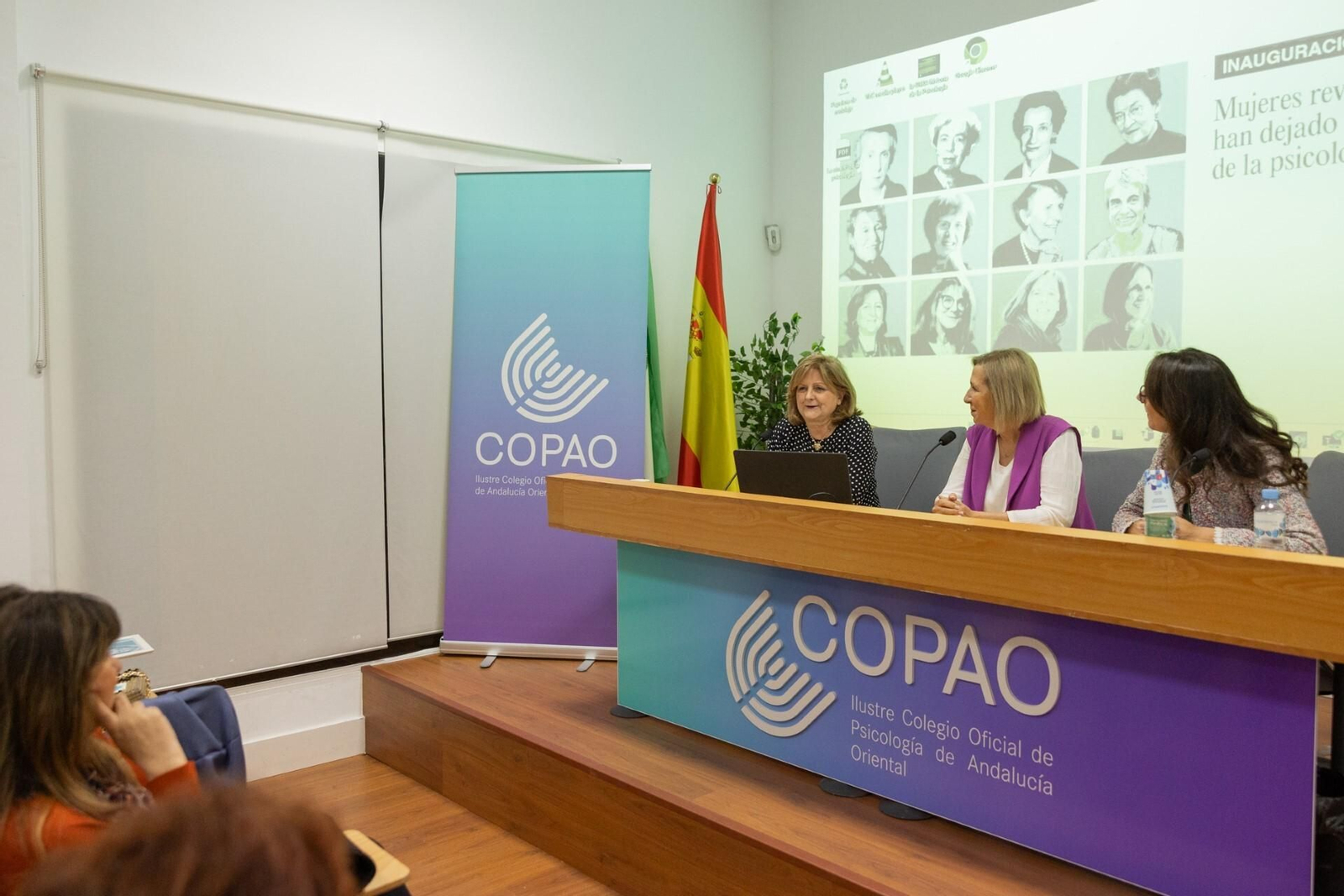 María Die Trill, Margarita Ortiz-Tallo y Mariela Checa.