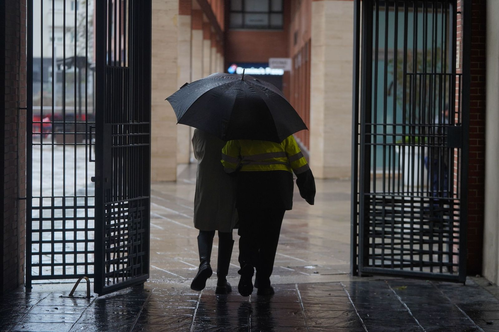 Fotos de las lluvias de la borrasca Leonardo este miércoles en Algeciras