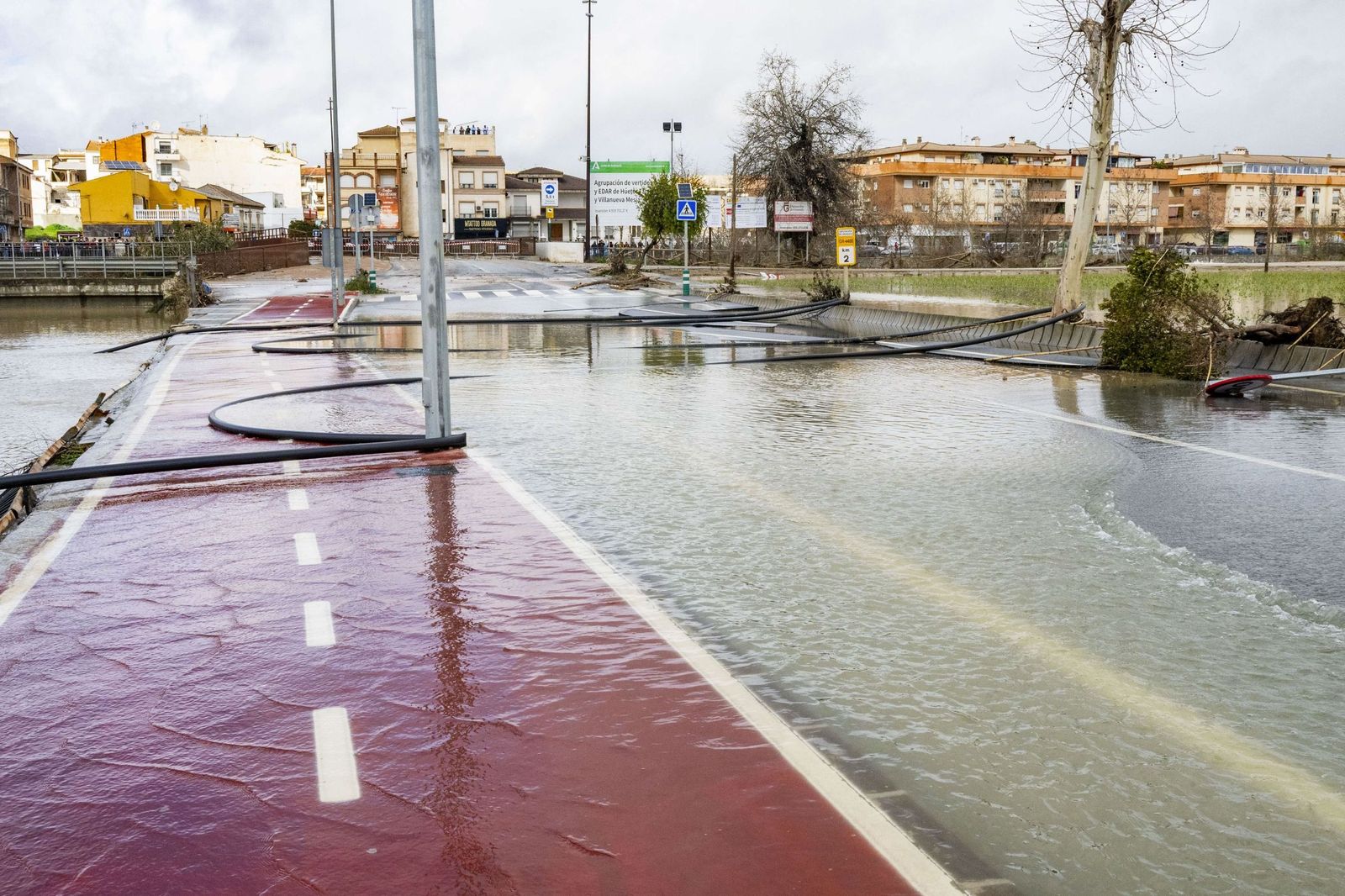 Imagen del pasado lunes en Huétor Tájar.
