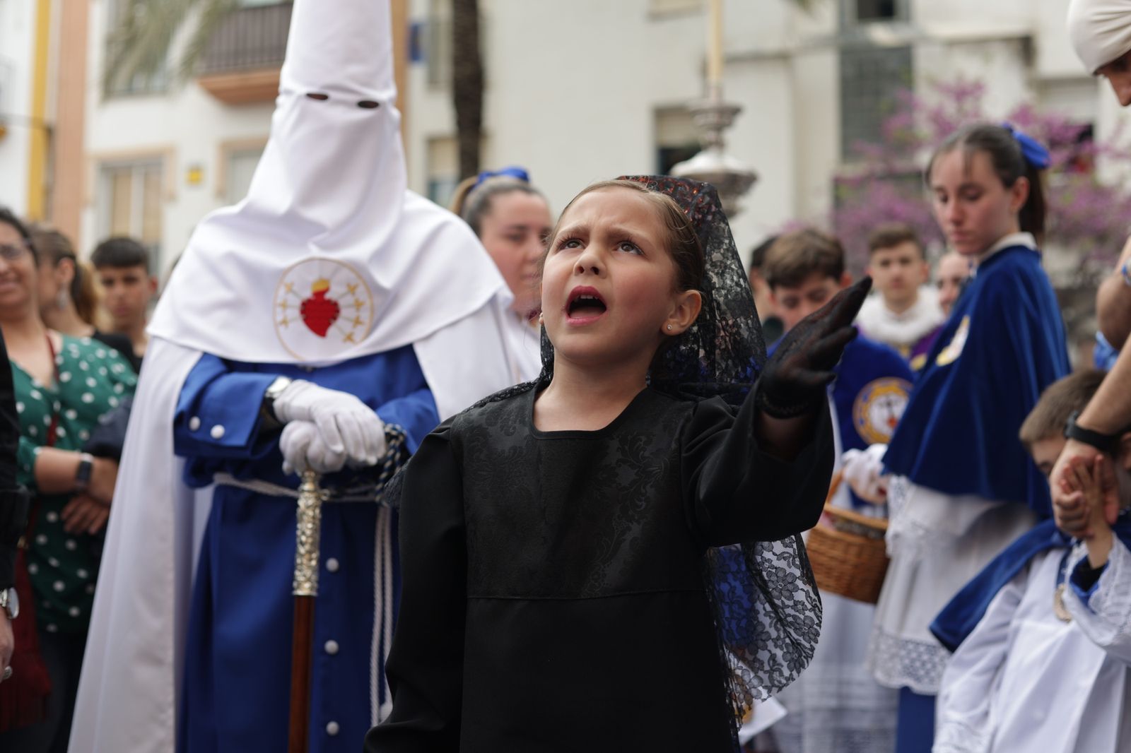 Martes Santo: la Hermandad de La Lanzada en imágenes