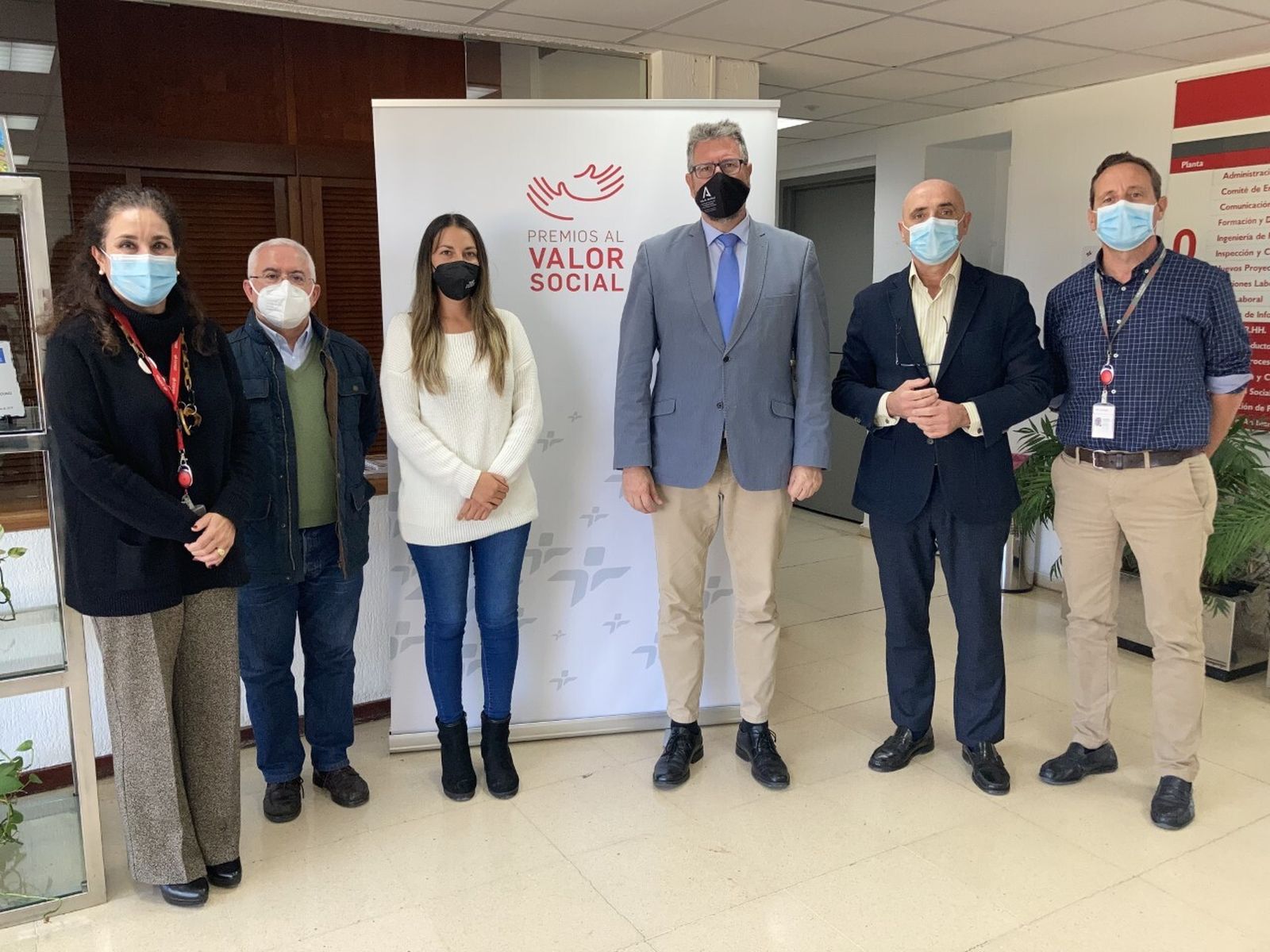 Foto de familia Premios al Valor Social de la Fundación Cepsa.