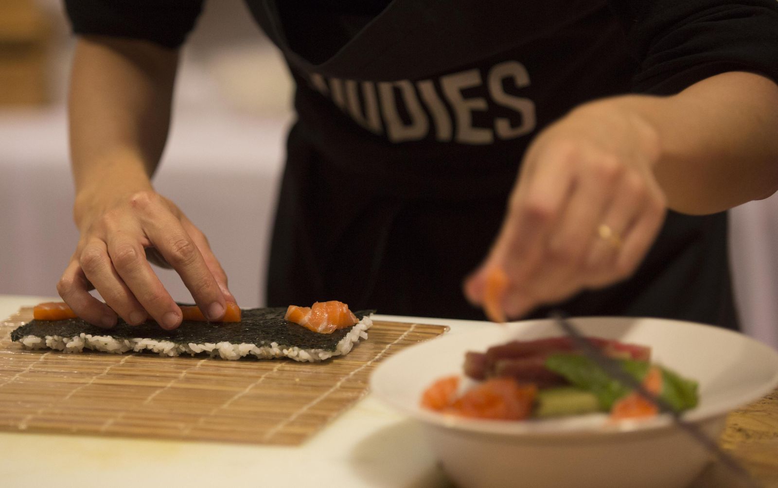 Ayajo Anzai, en un momento del taller.