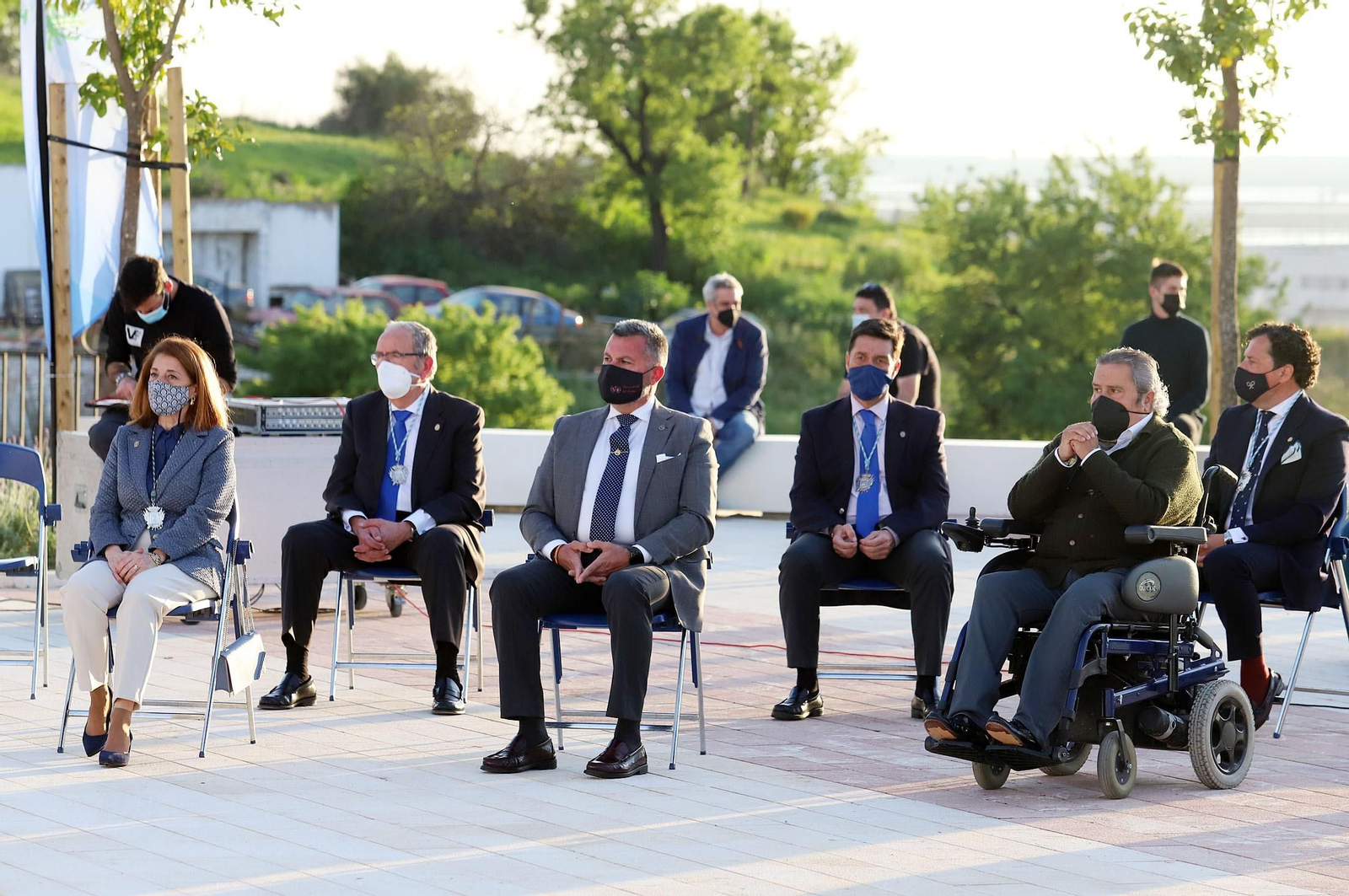 Imágenes del entorno del Santuario de la Cinta en su inauguración