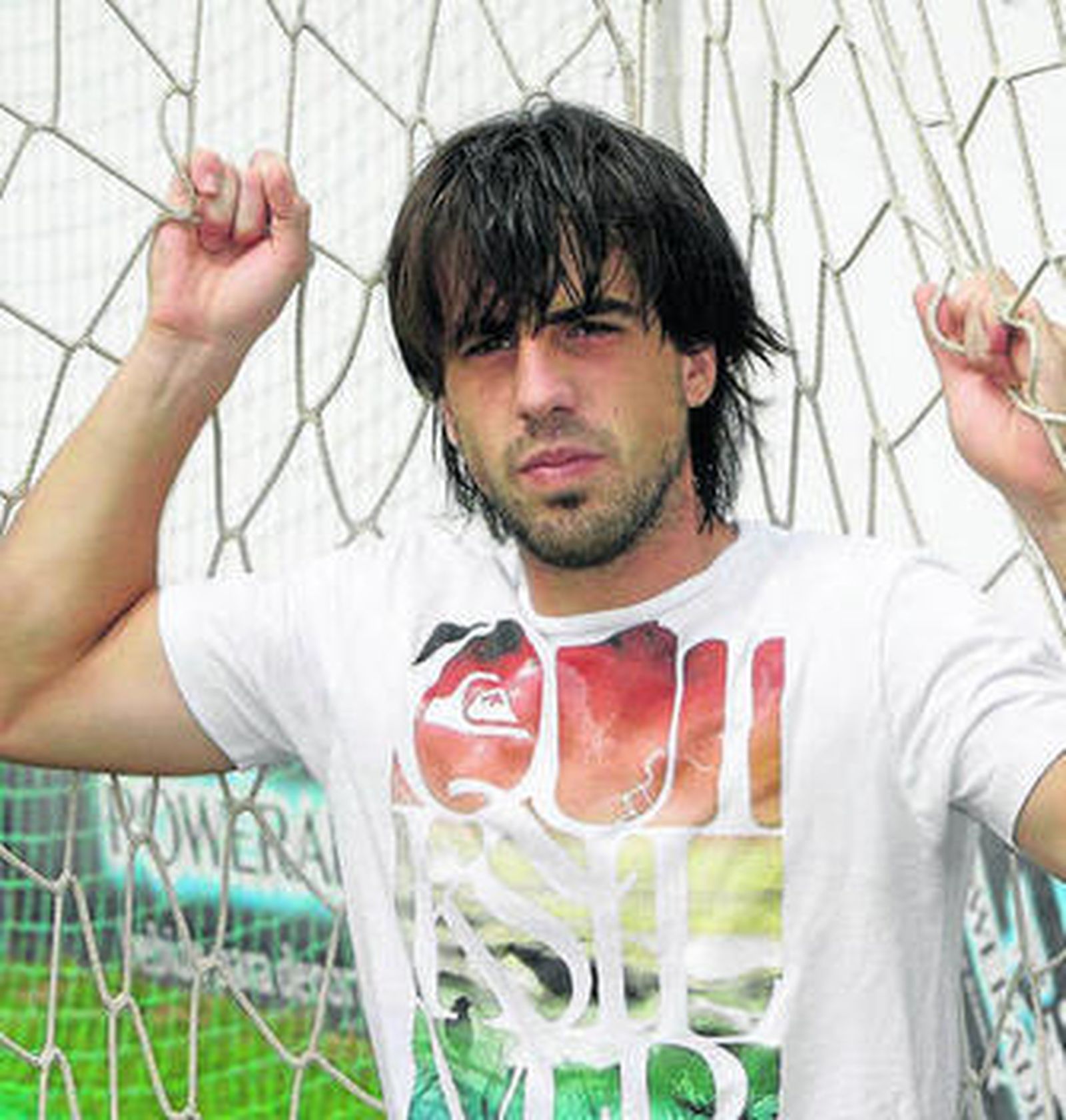 Beñat, en la ciudad deportiva.