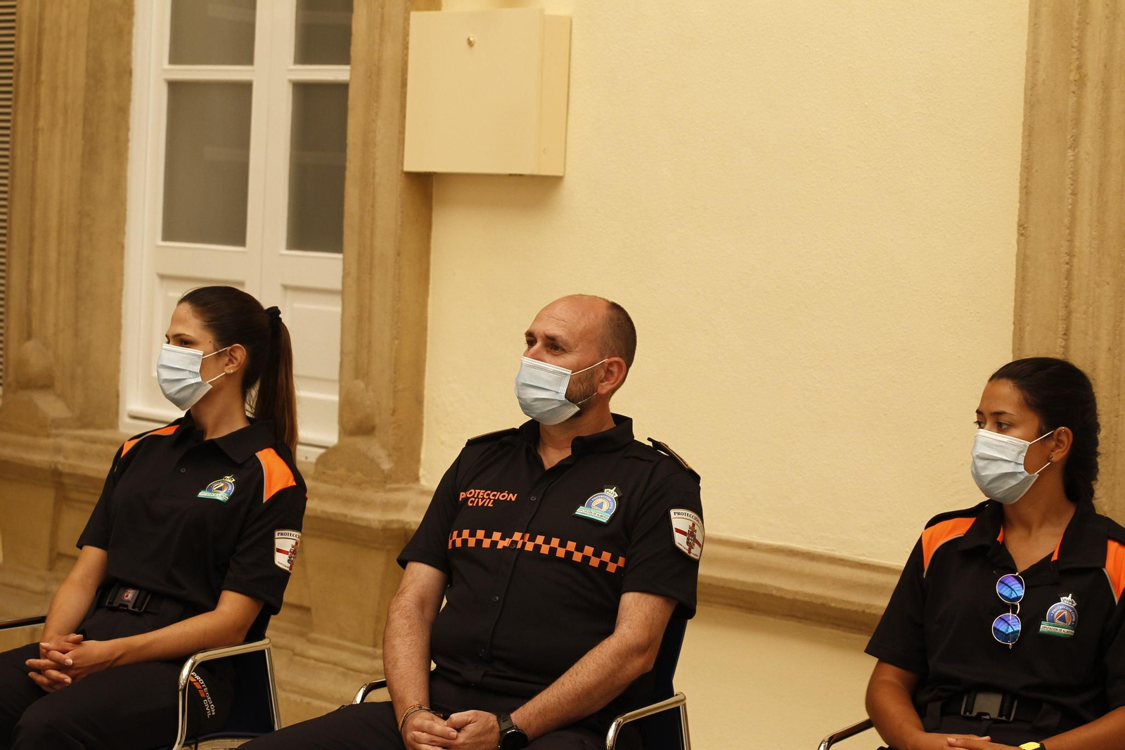 Visita del Consejero de Presidencia de la Junta de Andalucía, Elías Bendodo, a la Diputación de Almería.