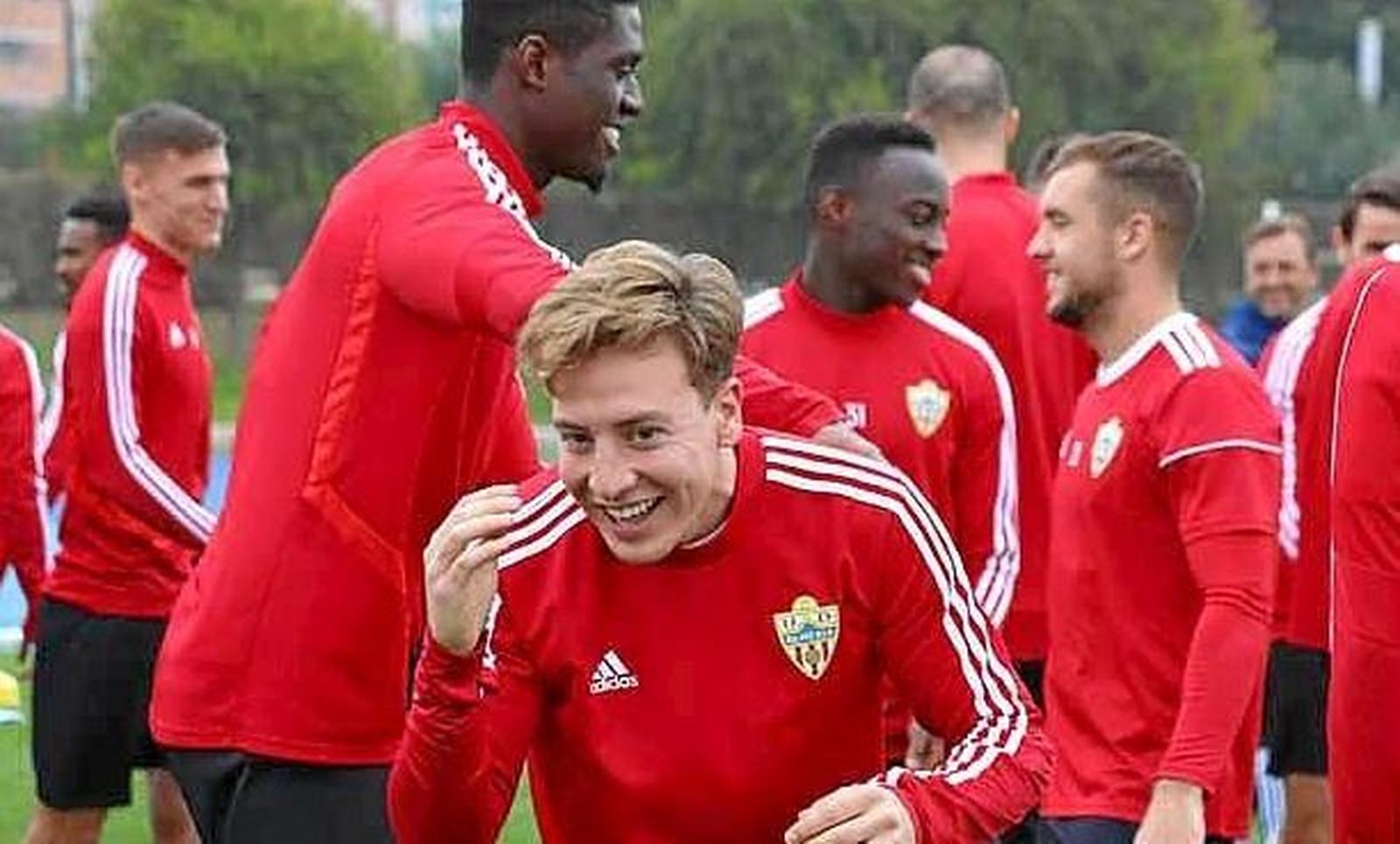 Francis, en un entrenamiento.