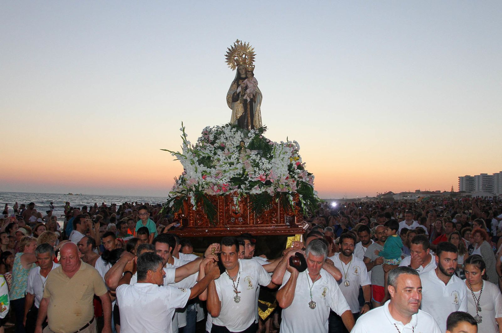 Procesión de la Virgen del Carmen en Punta Umbría