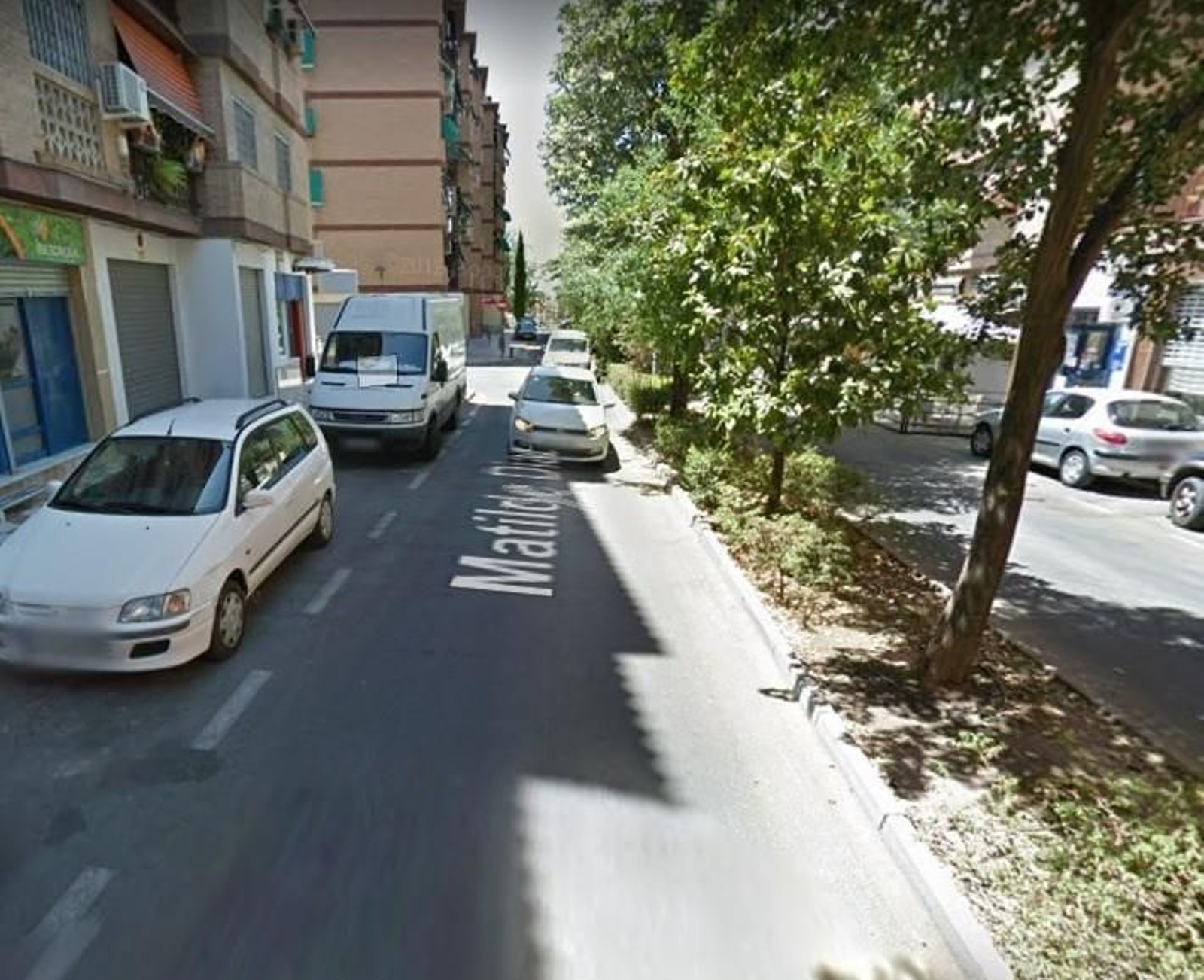 La calle Matilde Díaz de La Chana, donde ha caído el primer premio