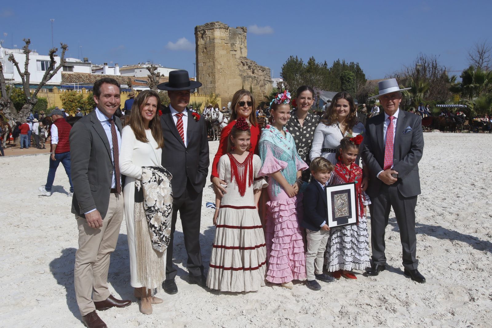 La marcha hípica en Córdoba por el 28-F, en fotografias.