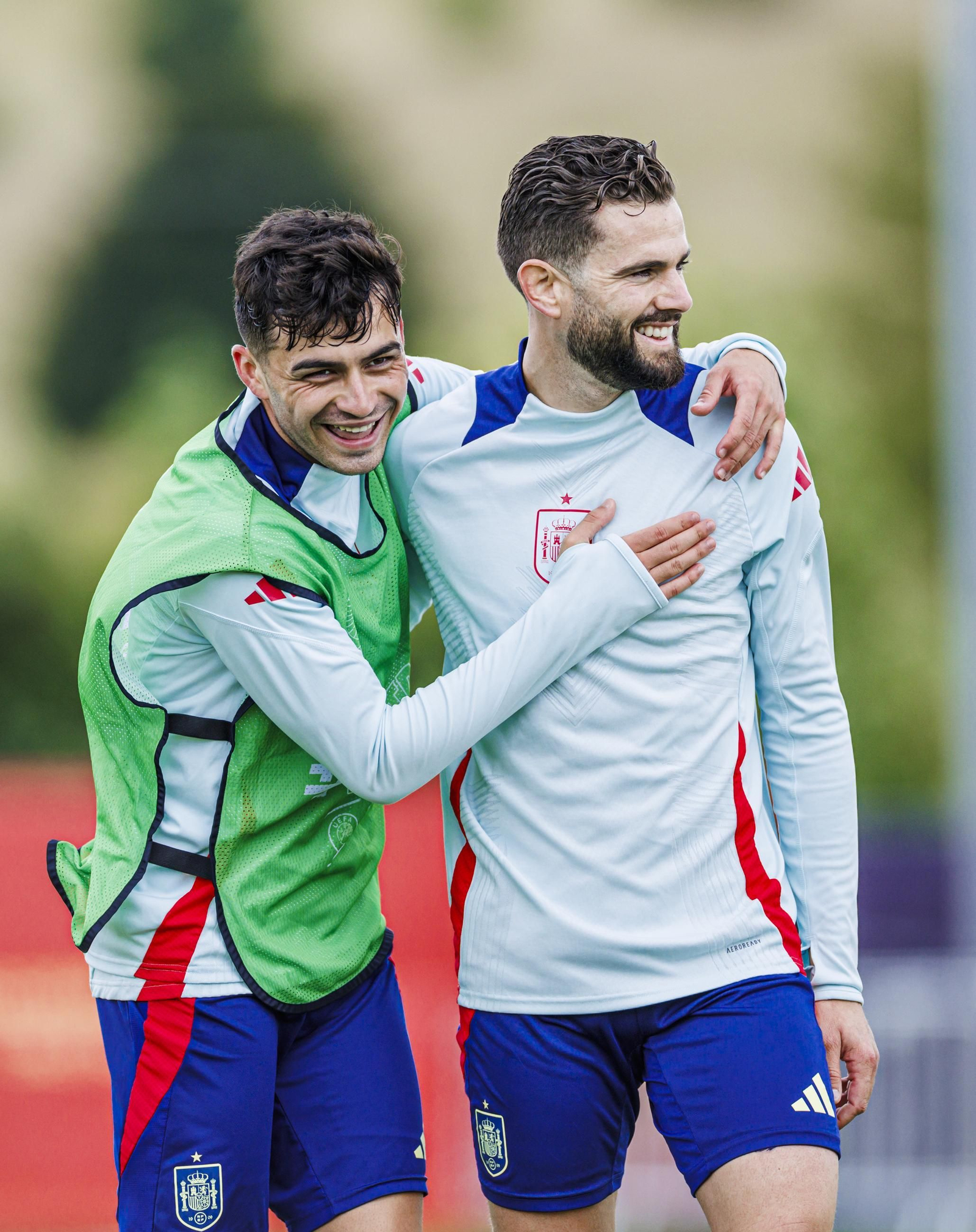 Las fotos de España antes del partido contra Alemania