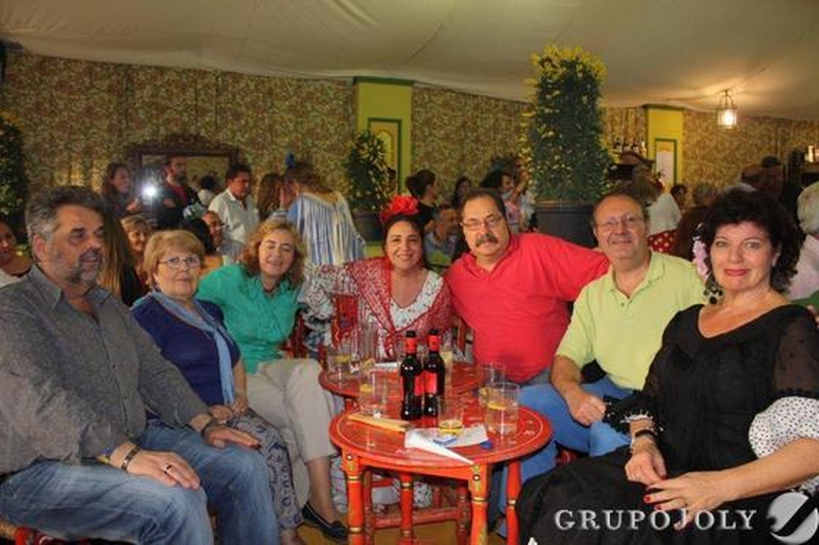 Susan Briggs, Rafael Cienfuegos, Vlado Braskovic, Pilar Herrera, Pepita Arenas y José María Leal.