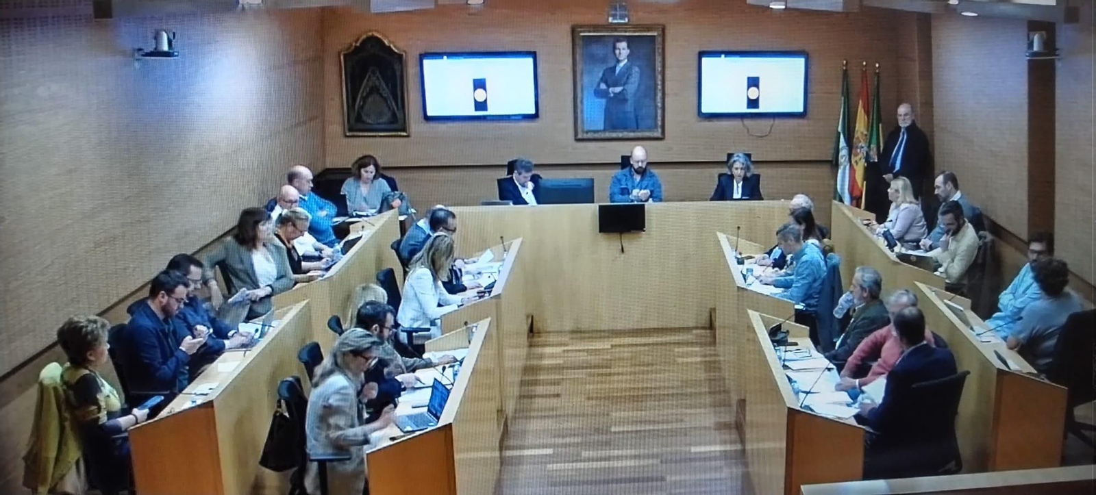 Una imagen del pleno de este viernes.