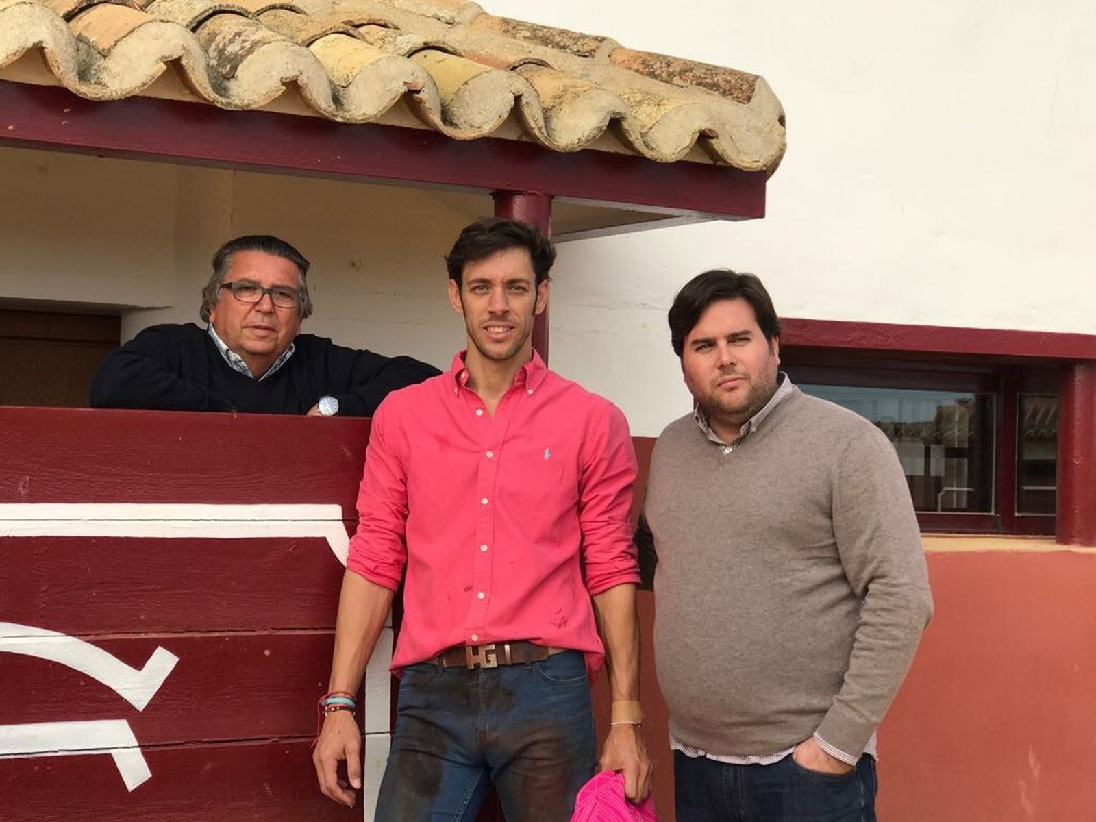 Nazaré, acompañado por sus apoderados.