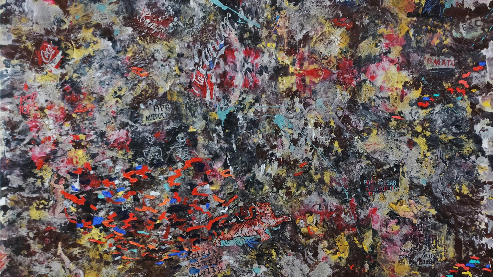 'Evacuación tribal', de Manuel del Valle.