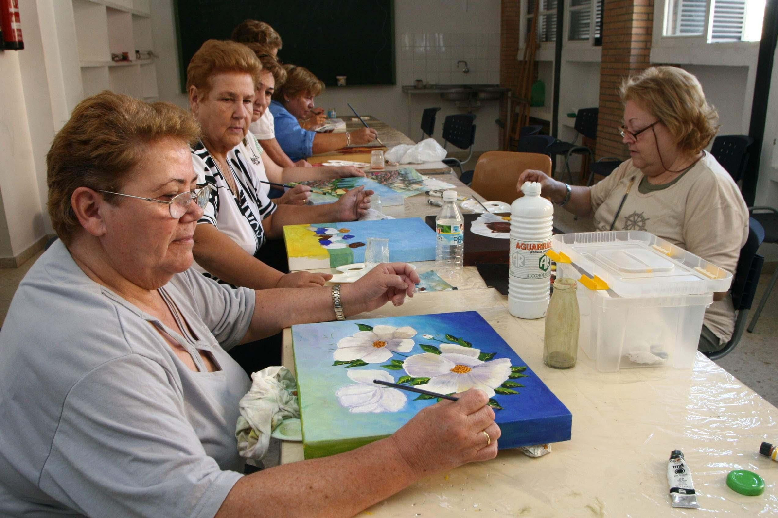Imagen de archivo de un taller en un centro cívico