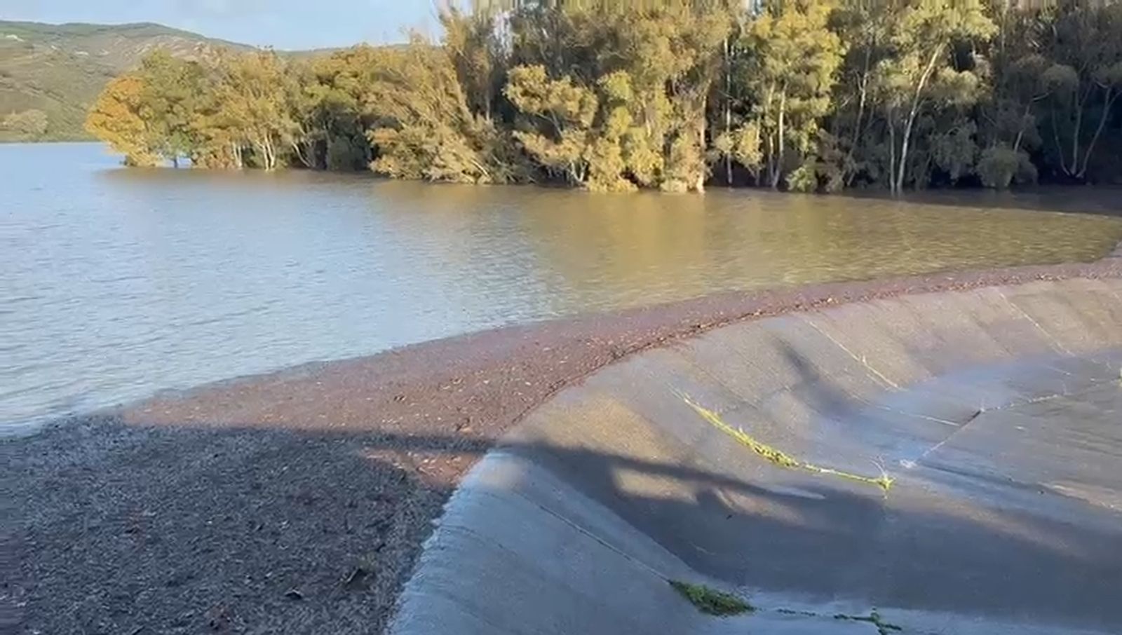 El embalse de Guadarranque, este Día de Reyes