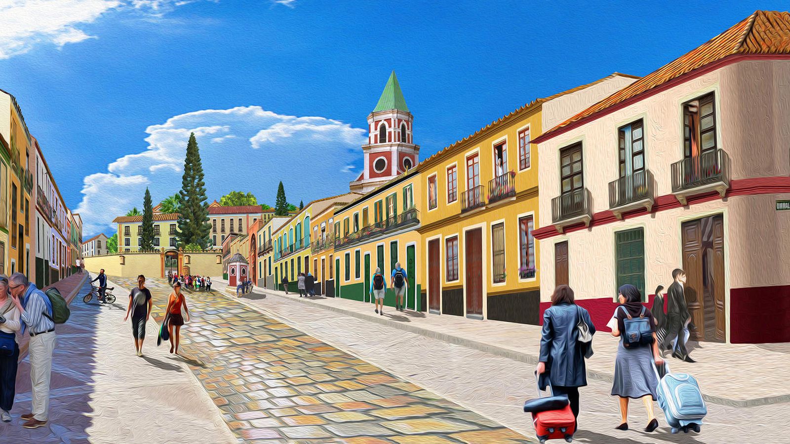 La calzada de La Trinidad.