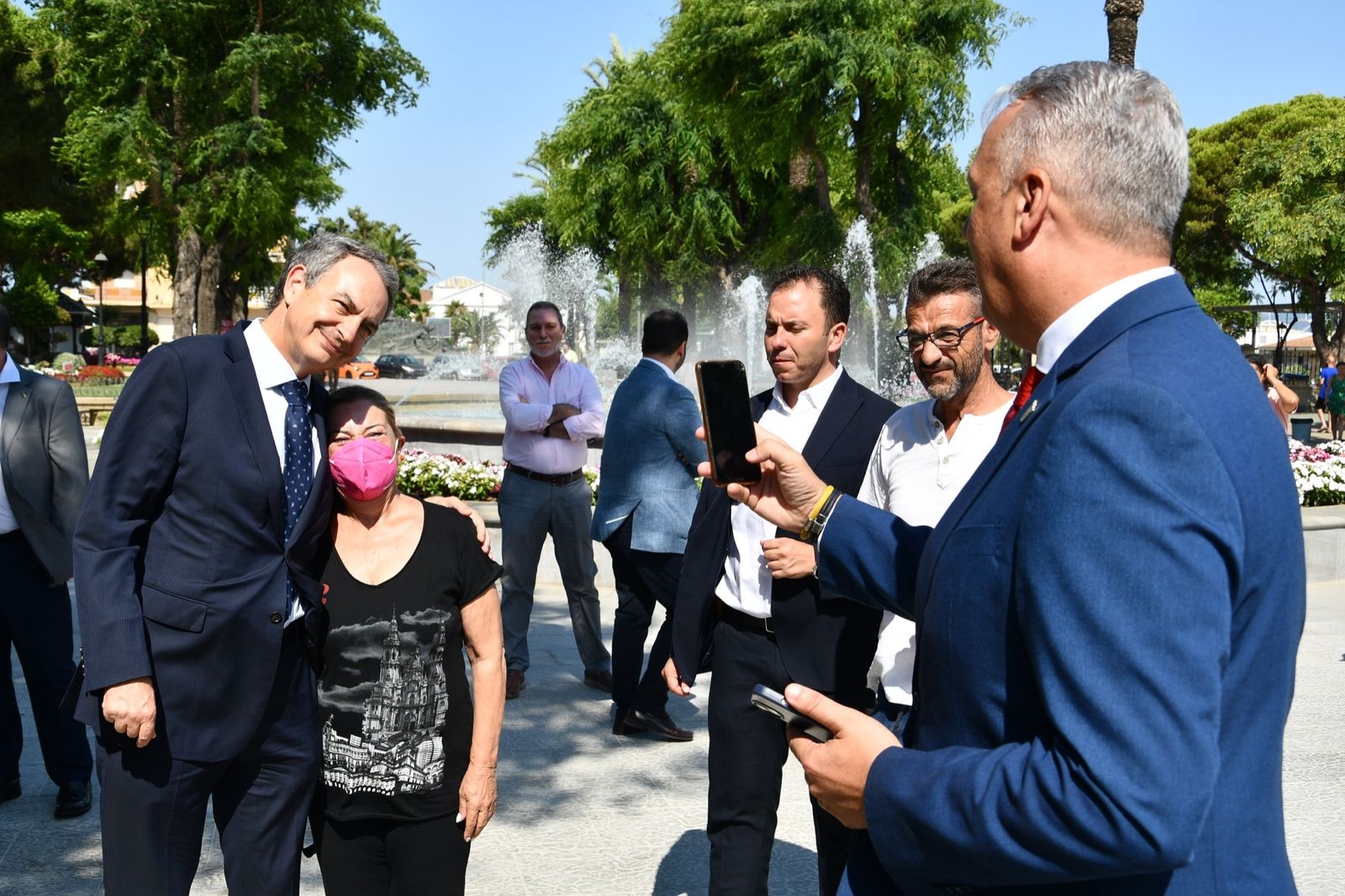 Rodríguez Zapatero visita San Roque con motivo de la 40º edición de los Cursos de Verano de la UCA