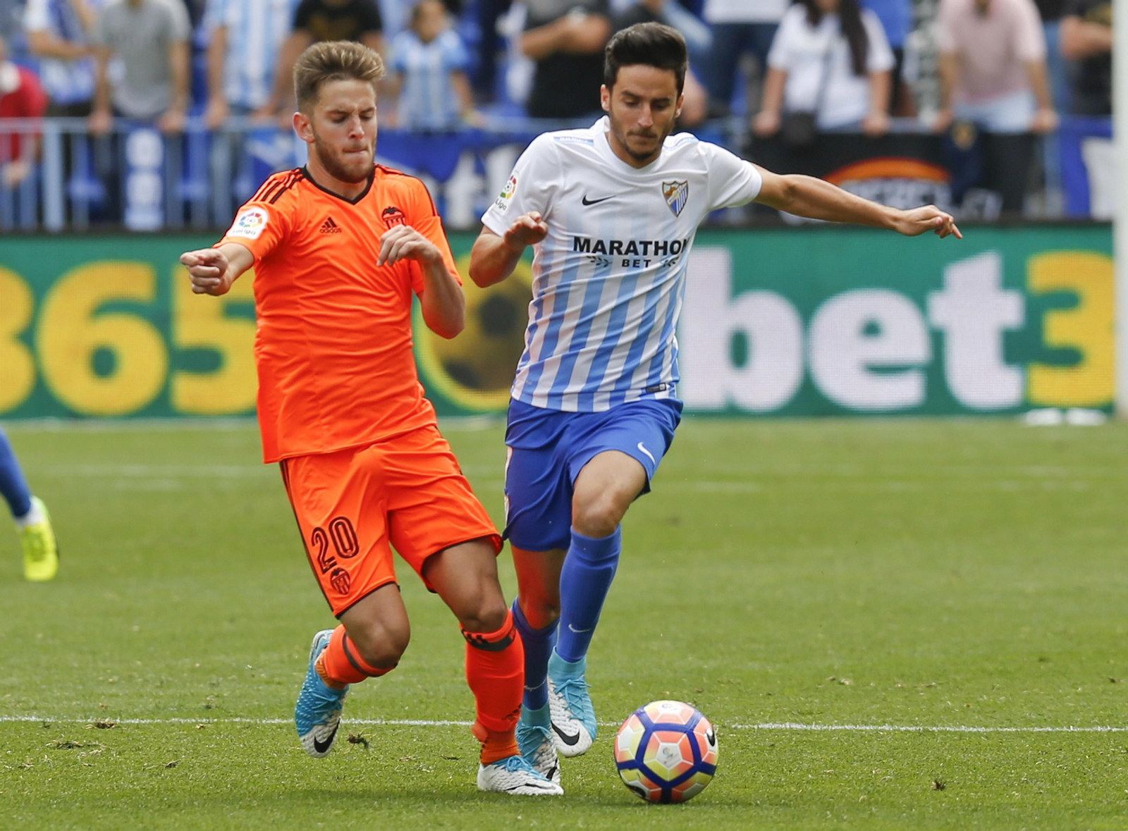 Las imágenes del Málaga-Valencia