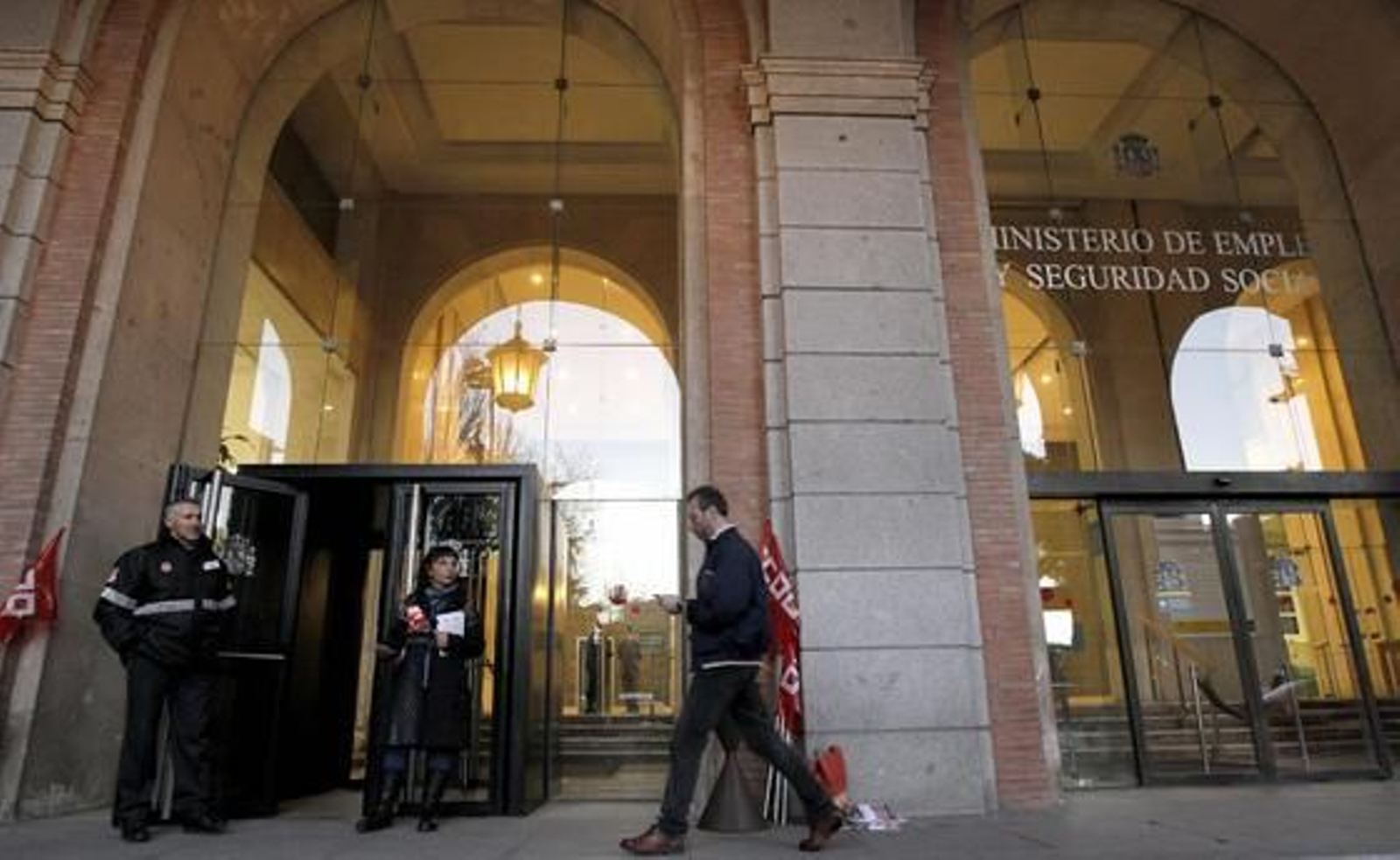 Jornada de la huelga general en Madrid.

Foto: EFE