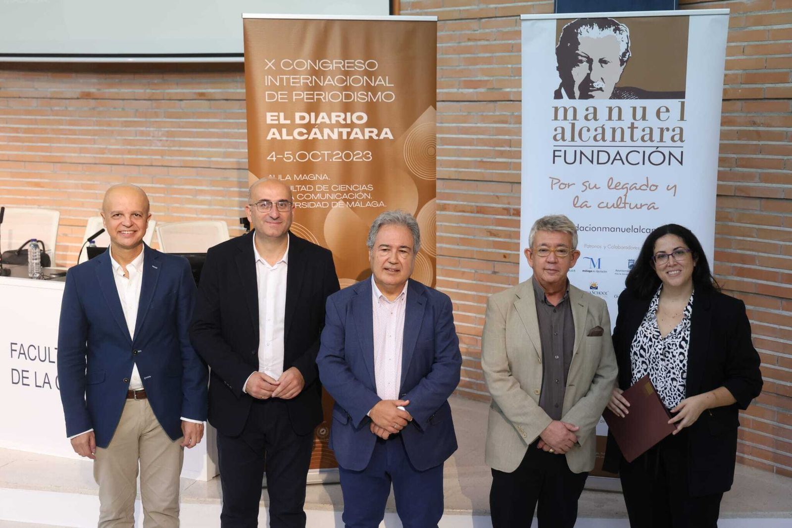 Agustín Rivera, Manuel López Mestanza, Juna Antonio Galindo, Guillermo Busutil y Marina Maier.