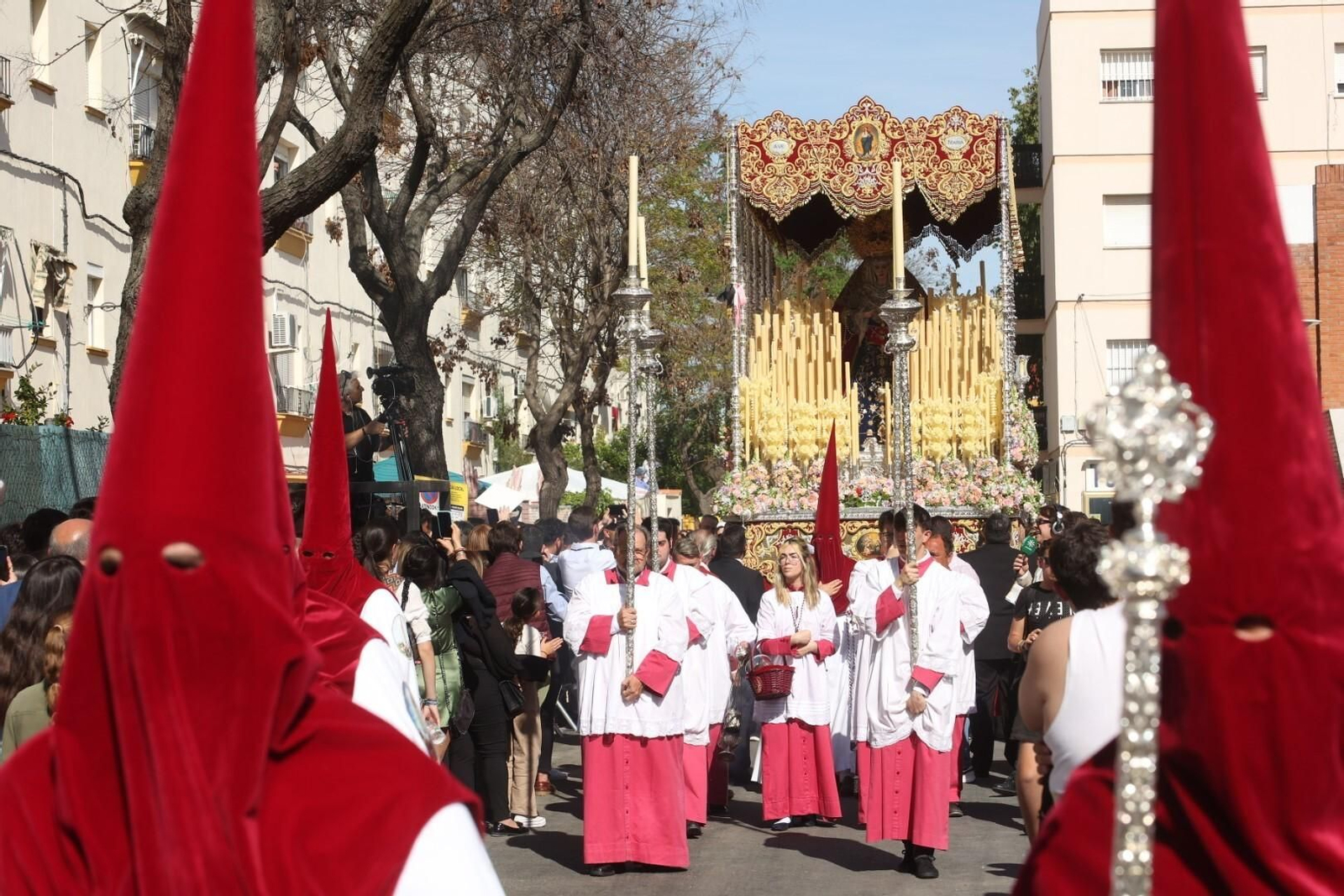 Lunes Santo en Jerez: Las imágenes de la hermandad de Fátima