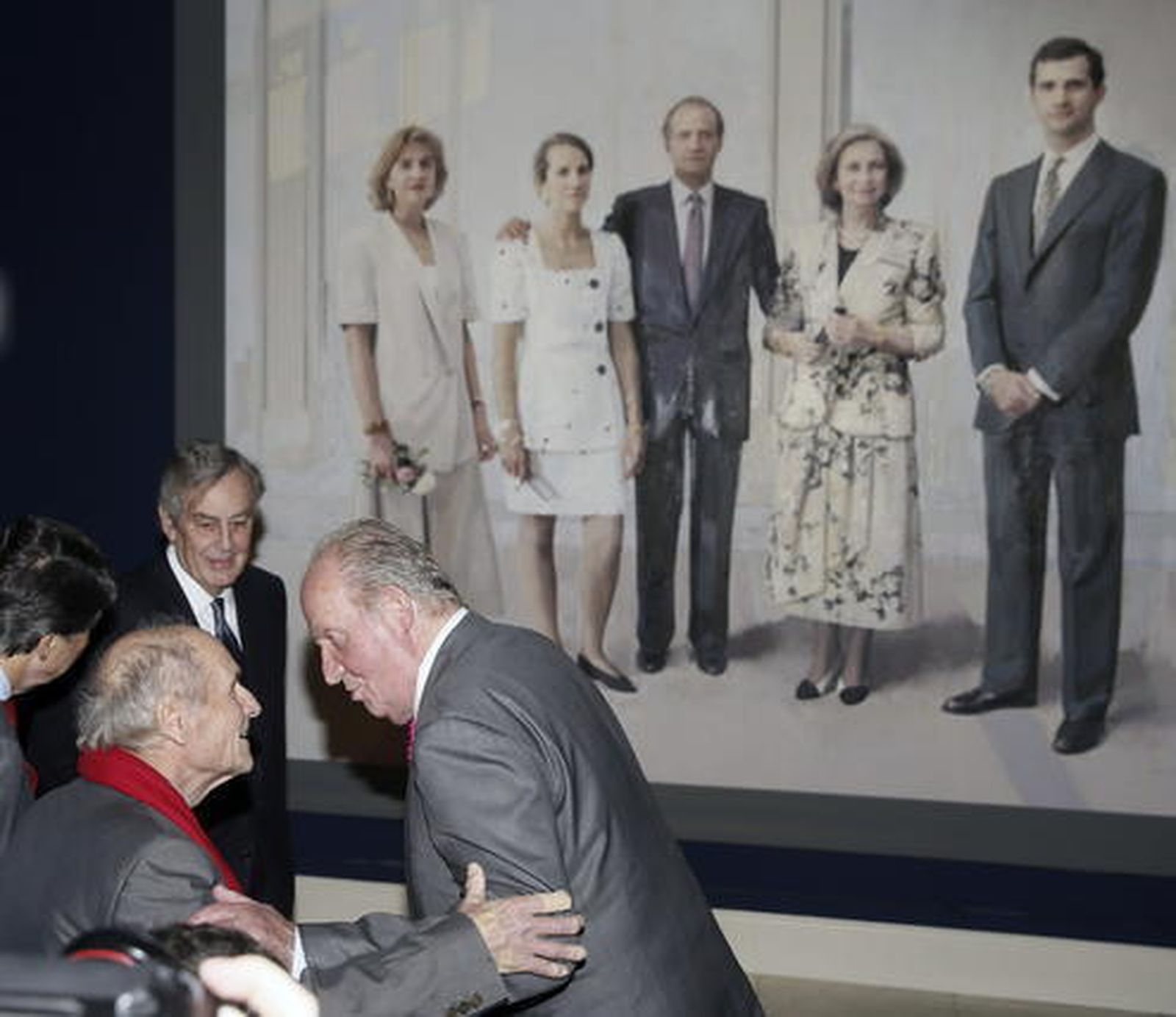 Don Juan Carlos dice que ahora se ve mejor que en el cuadro de Antonio López