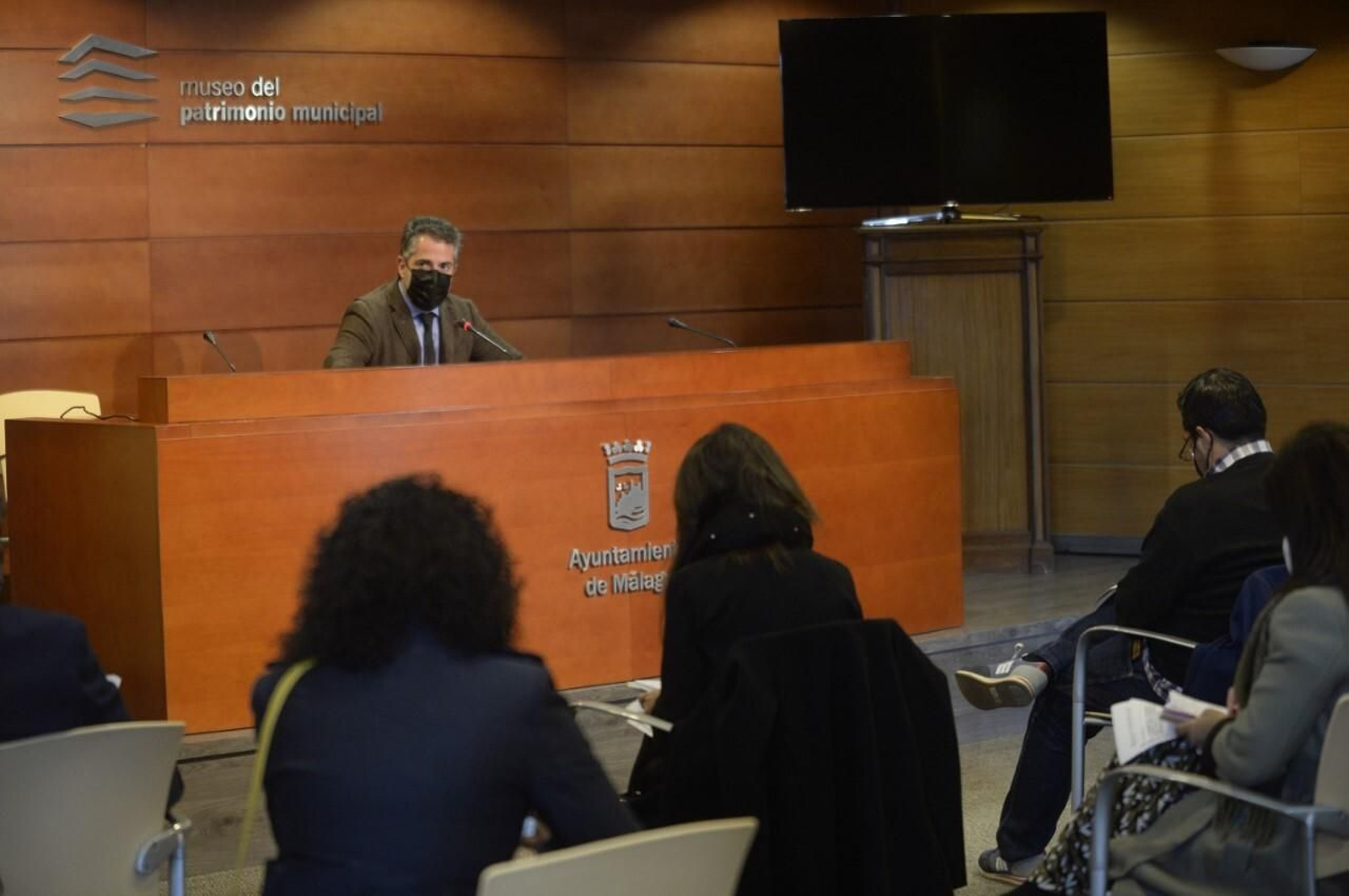 Carlos Conde, en conferencia de prensa.