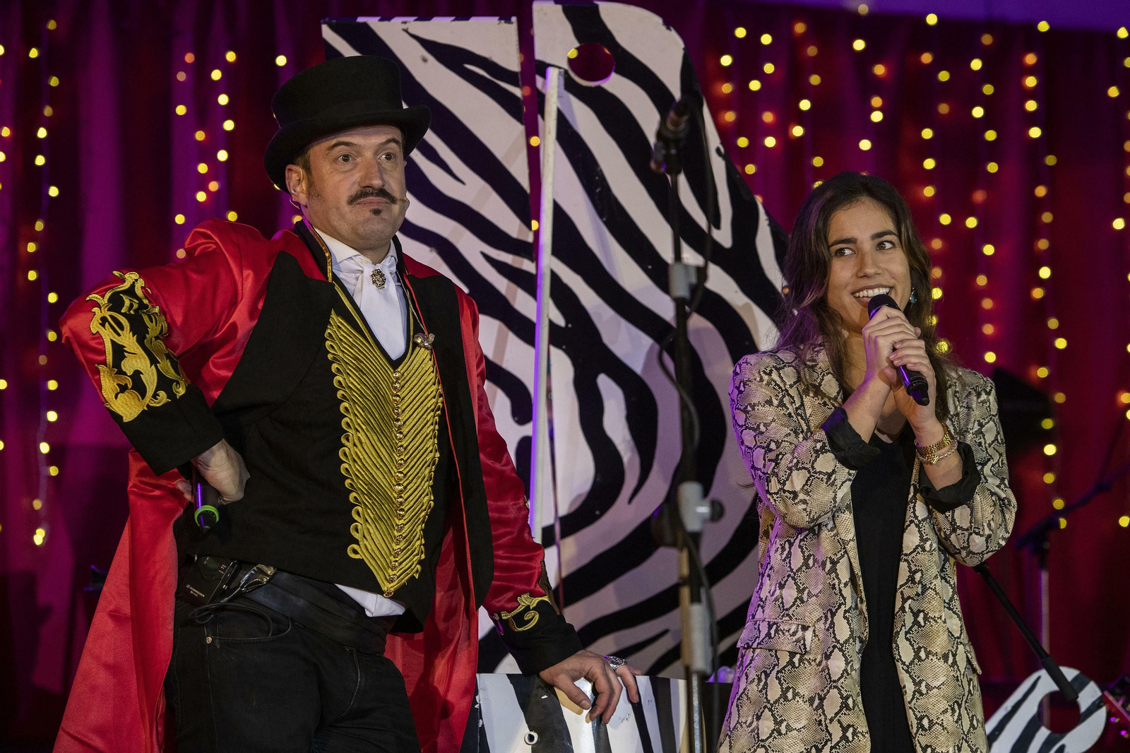 Julia Medina, la finalista isleña de OT, fue una de las sorpresas de la noche.