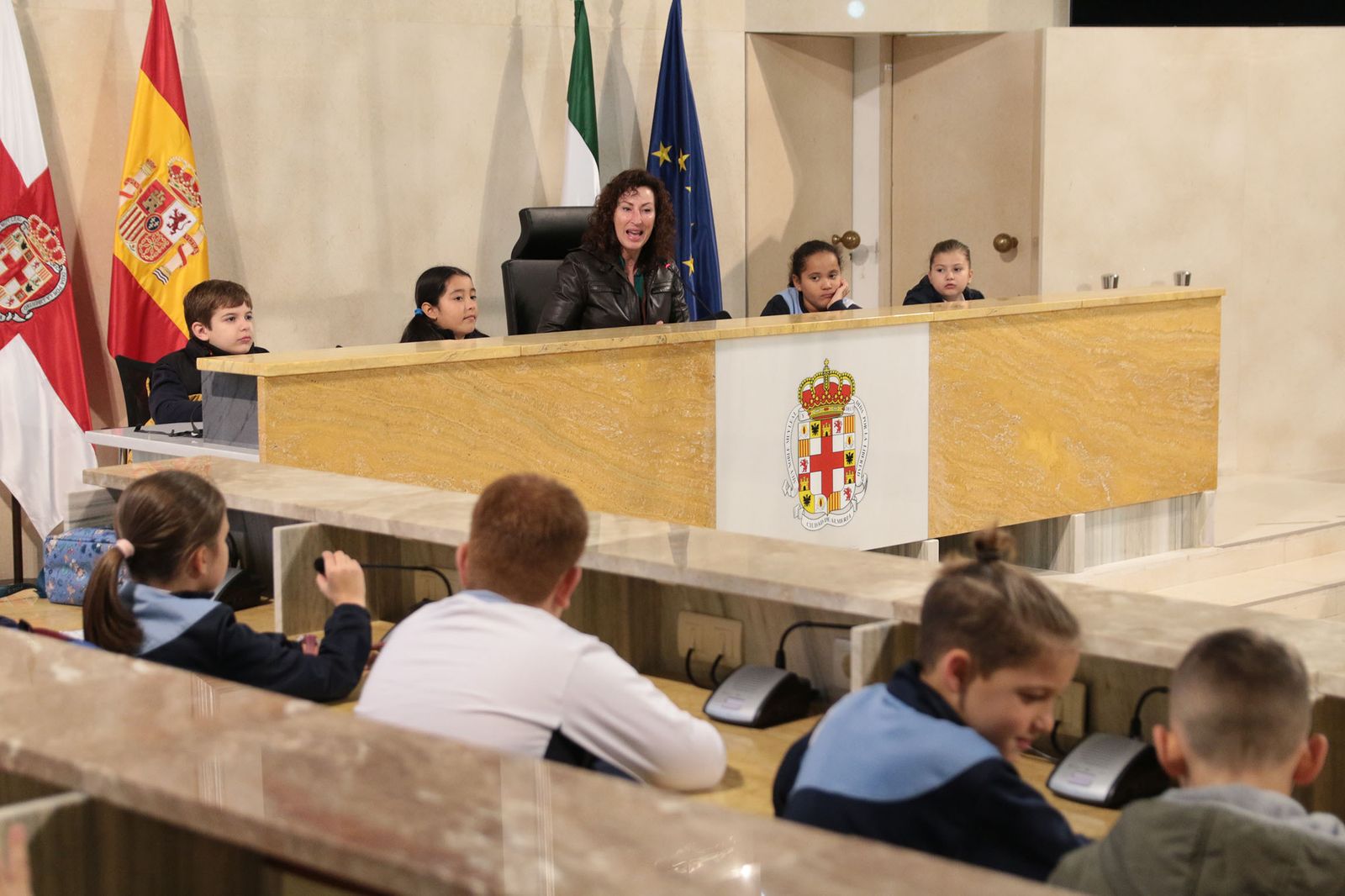 Los alumnos de la SAFA, concejales por un día