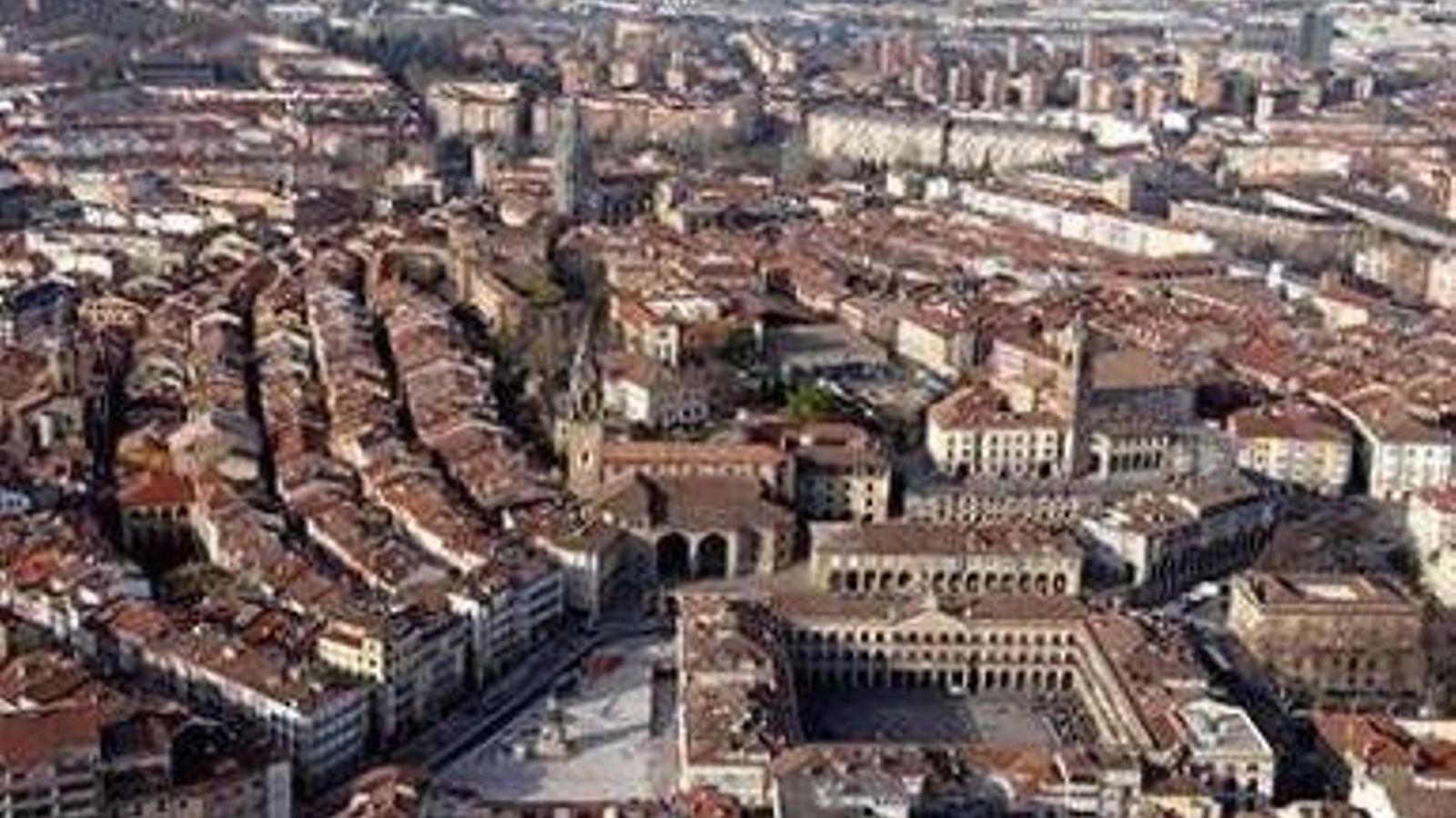 Vista aérea de Vitoria.