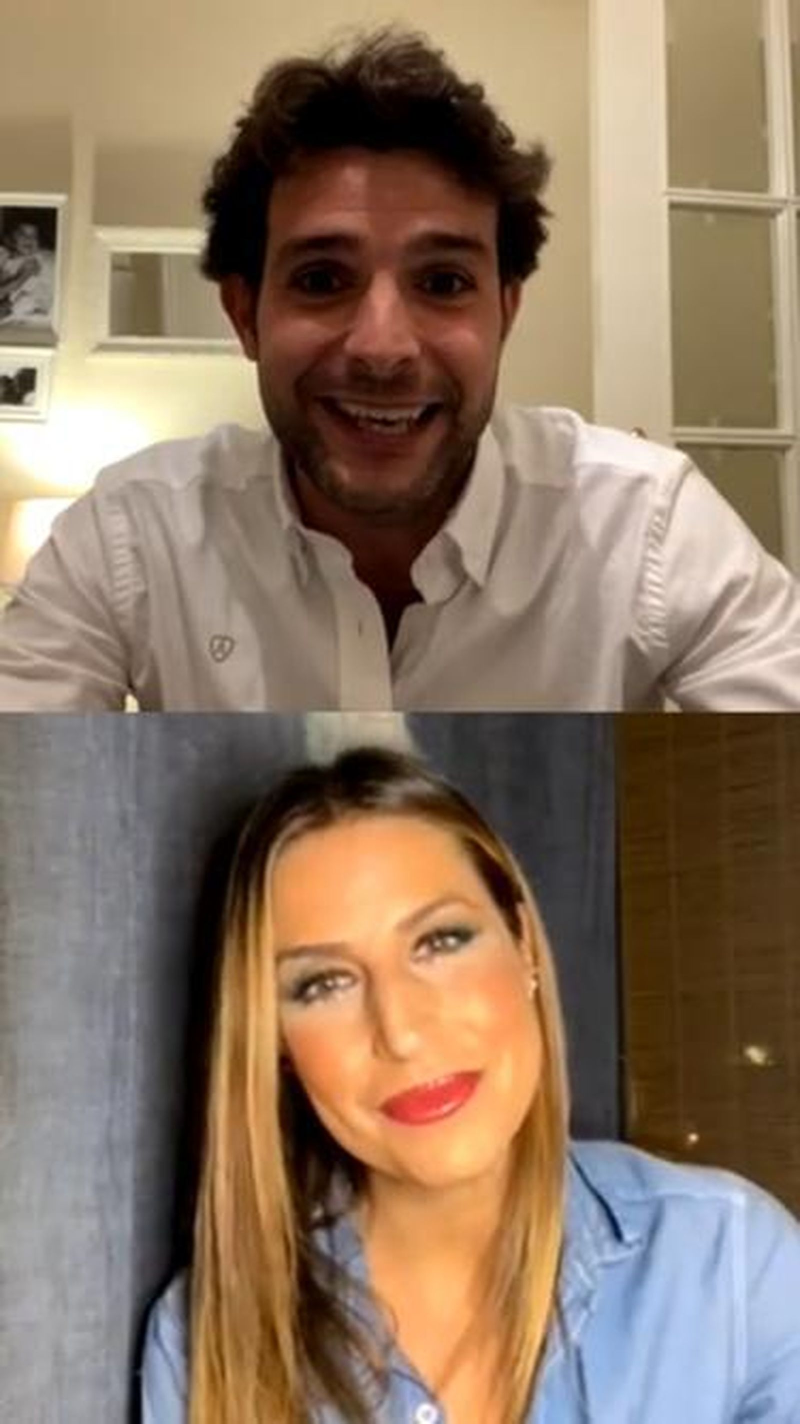 La reportera Laura Lobo ('España Directo') fue la primera entrevista por Rafa Posadas.