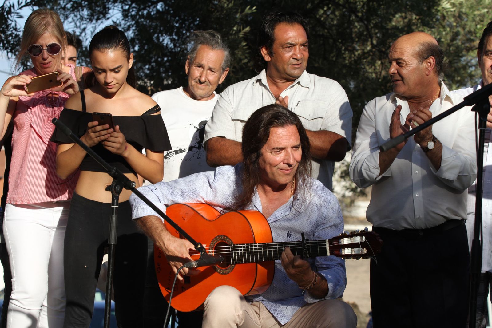 Inaguración del monumento al Niño Miguel.