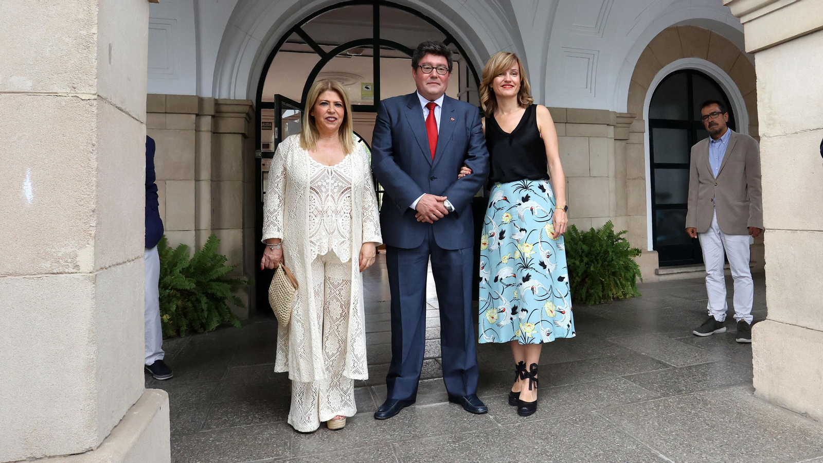 La ministra Pilar Alegría en el IES Coloma de Jerez