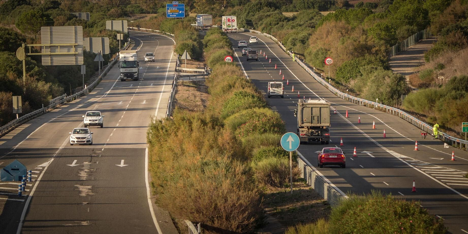 Las imágenes del estado de las carreteras de la provincia de Cádiz