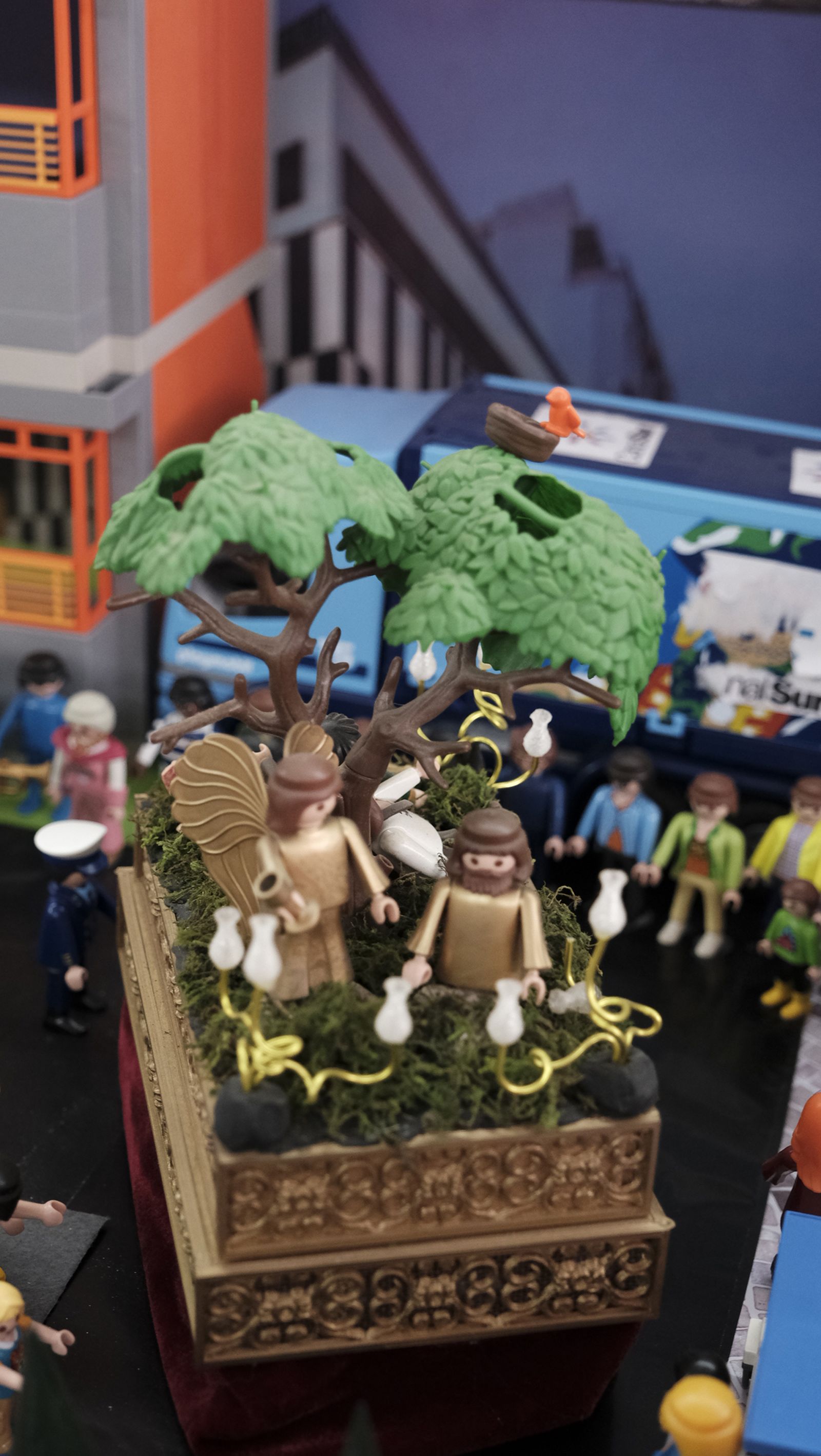 Inauguración de la exposición de playmobil de semana santa de Almería