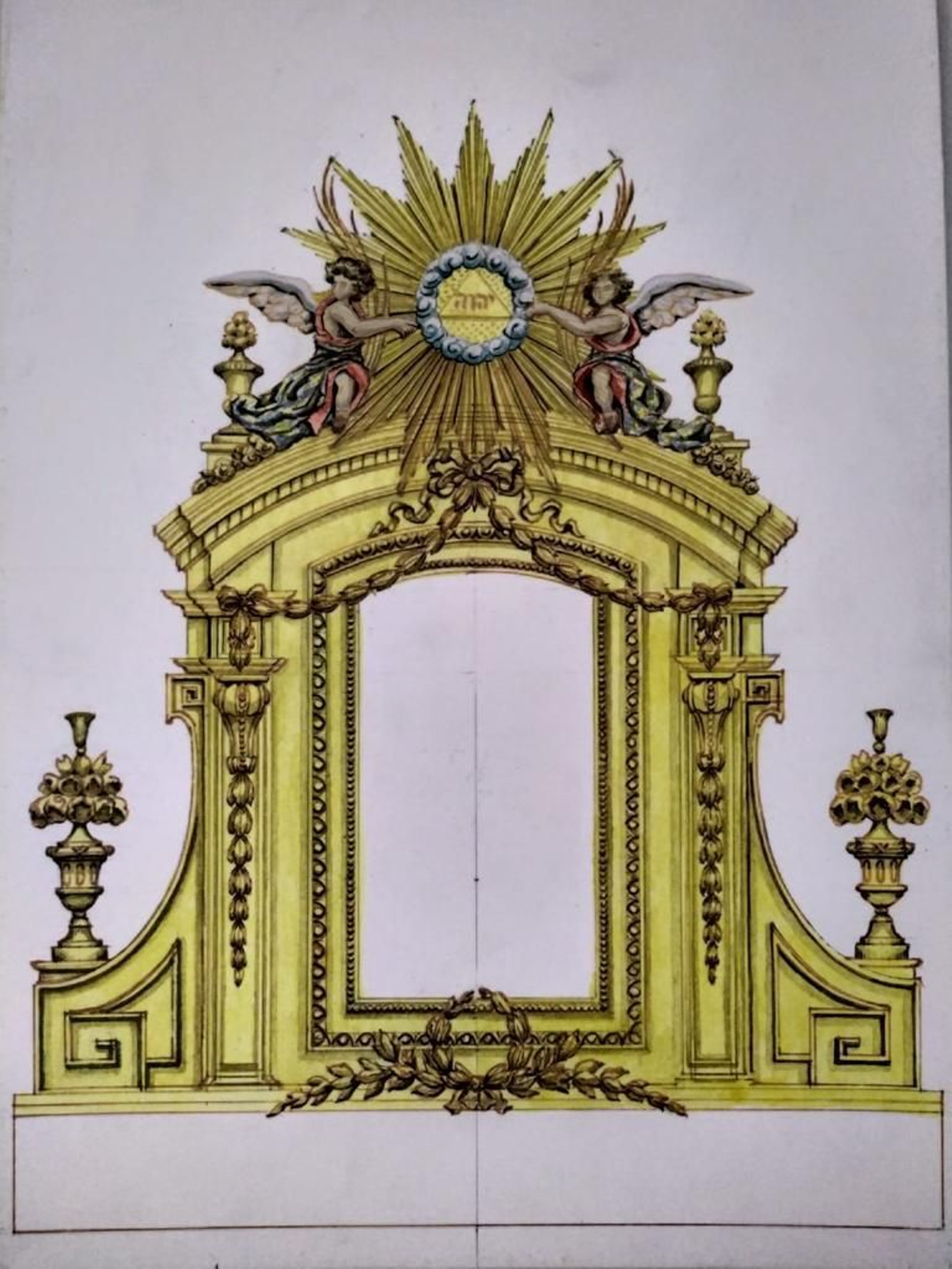 La corporación sigue inmersa en la restauración de todo el altar mayor